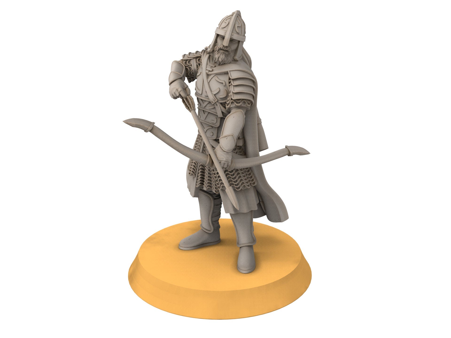 Rohan - West Human Outriders on Foot, Knight of Rohan, the Horse-lords, rider of the mark, Davale, minis for wargame D&D, Lotr...
