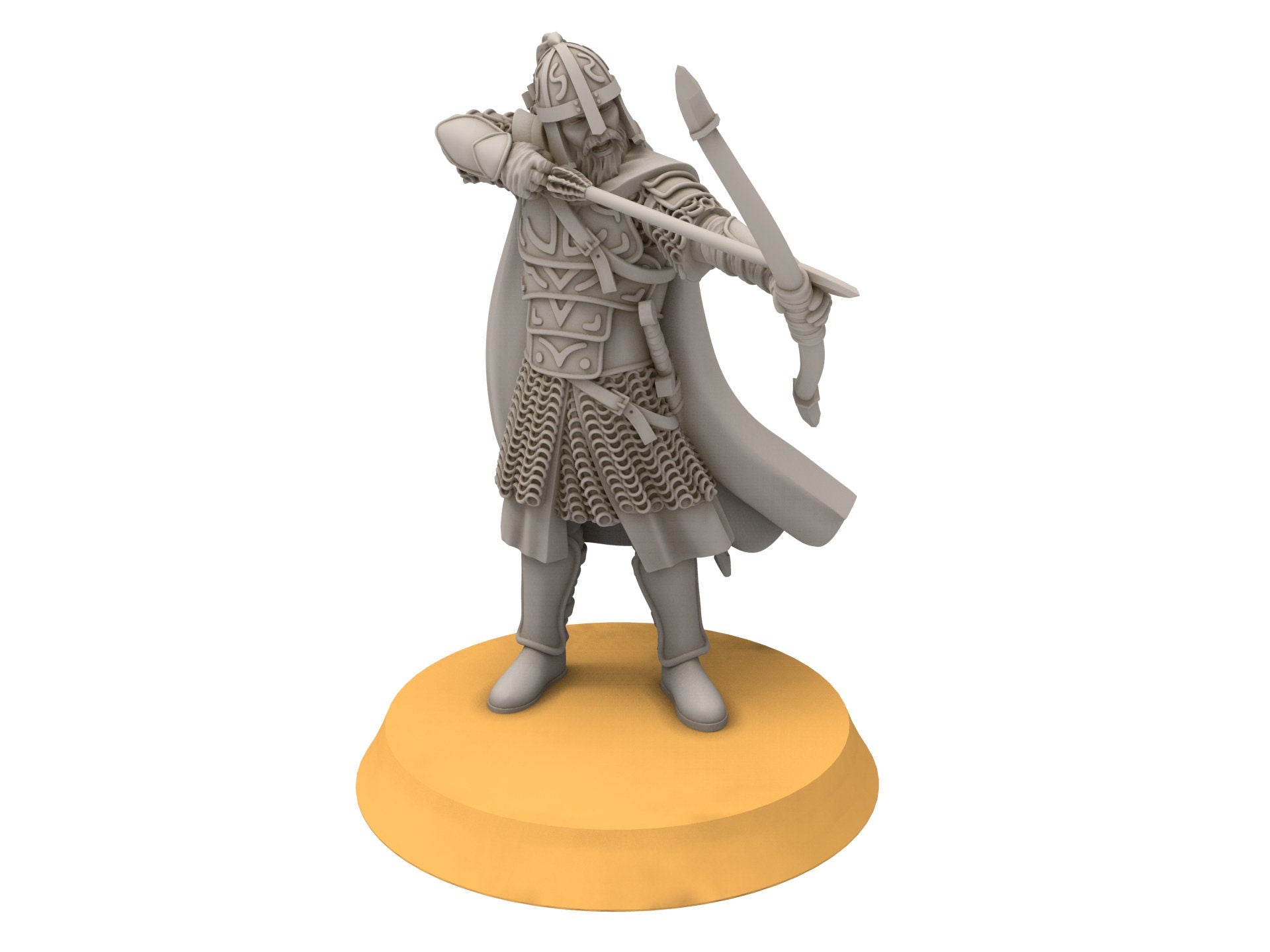 Rohan - West Human Outriders on Foot, Knight of Rohan, the Horse-lords, rider of the mark, Davale, minis for wargame D&D, Lotr...