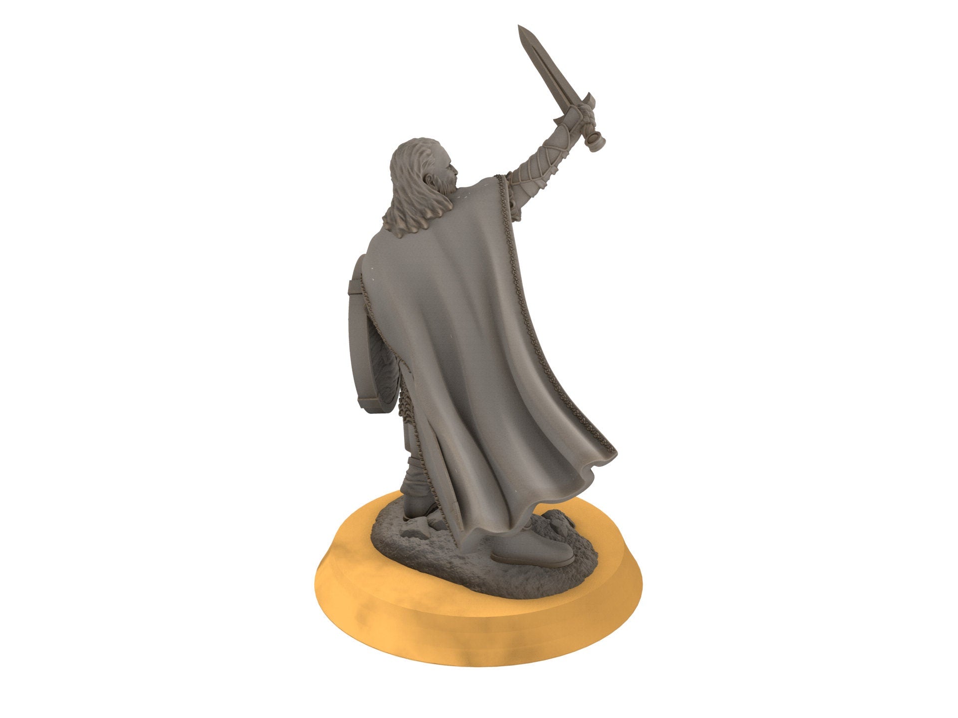 Rohan - West Human King, Knight of Rohan, the Horse-lords, rider of the mark, Davale, minis for wargame D&D, Lotr...