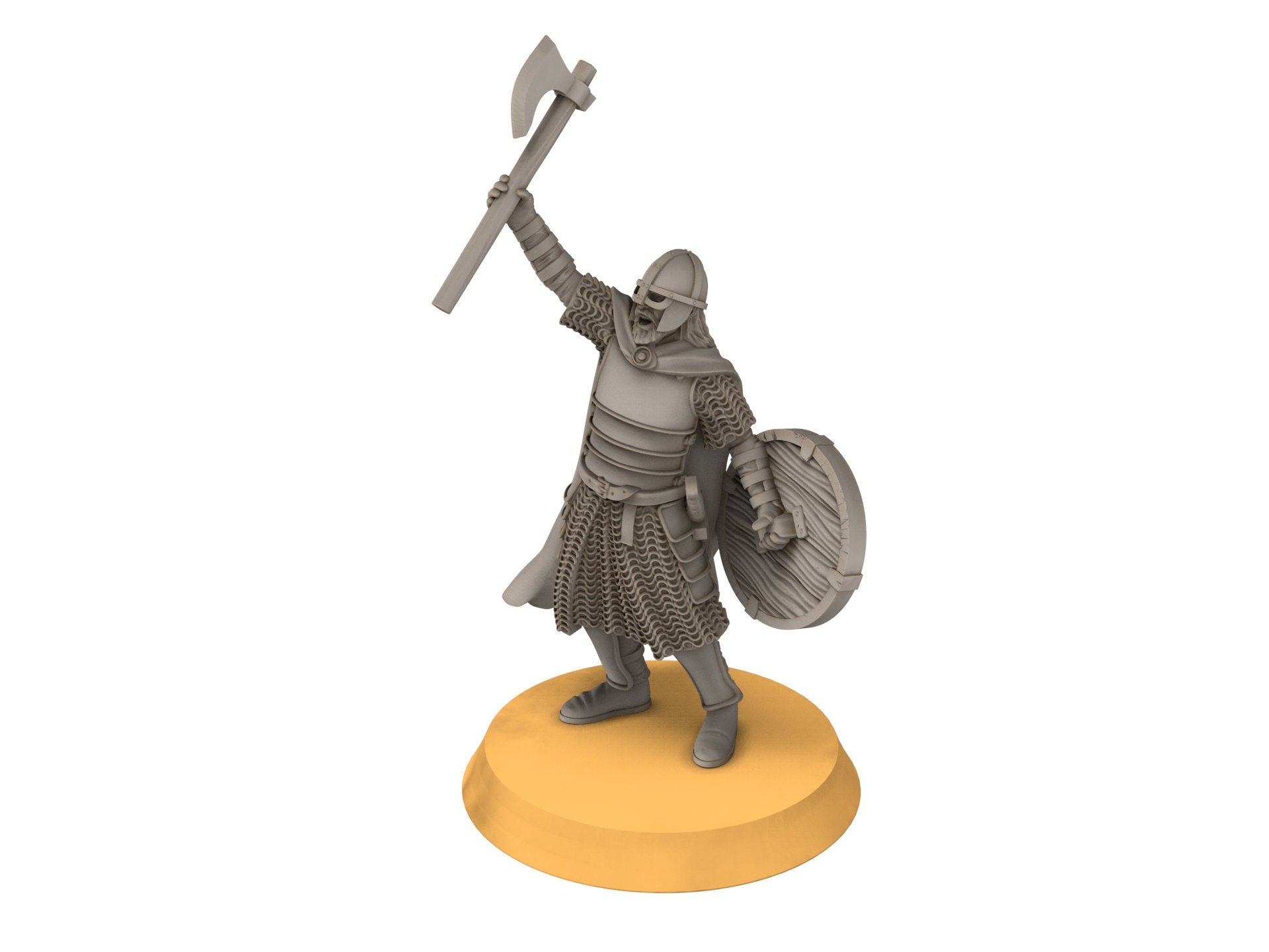 Rohan - West Human Elite Warrior on Foot, Knight of Rohan, the Horse-lords, rider of the mark, Davale, minis for wargame D&D, Lotr...