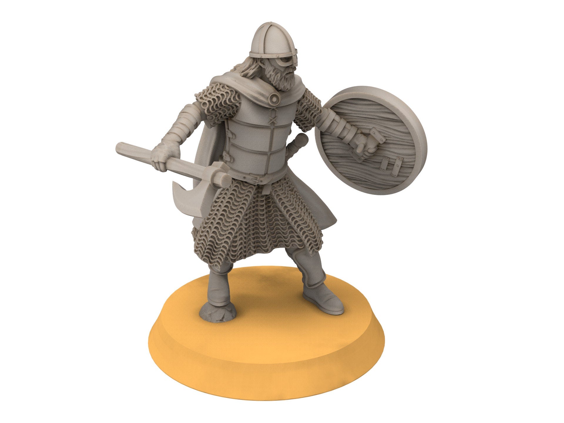Rohan - West Human Elite Warrior on Foot, Knight of Rohan, the Horse-lords, rider of the mark, Davale, minis for wargame D&D, Lotr...