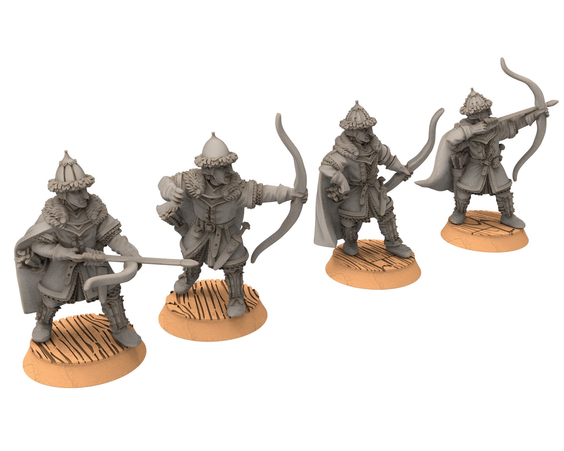 Lakecity - Pikemen of lakecity Torgorod, hero, Lake, dragon, Misty Mountains, Town miniatures for wargame D&D, Lotr... Medbury miniatures