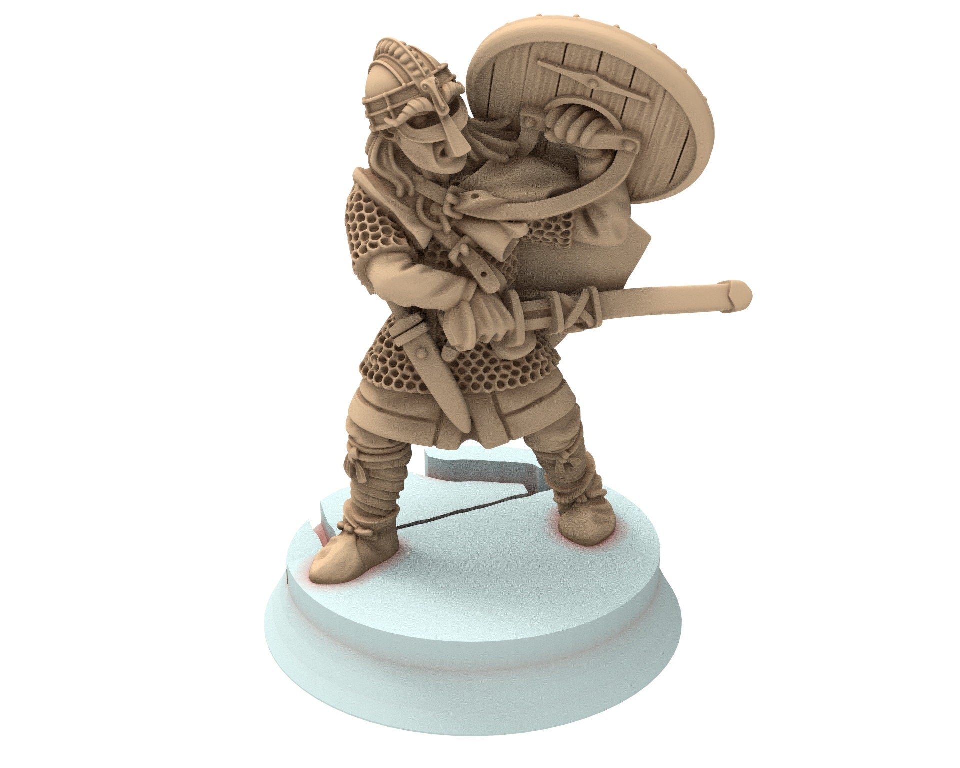 Vendel Era - Iconic Heros, Epic Warriors of the sagas, 7 century, miniatures 28mm, Infantry for wargame Historical Saga... Medbury miniature