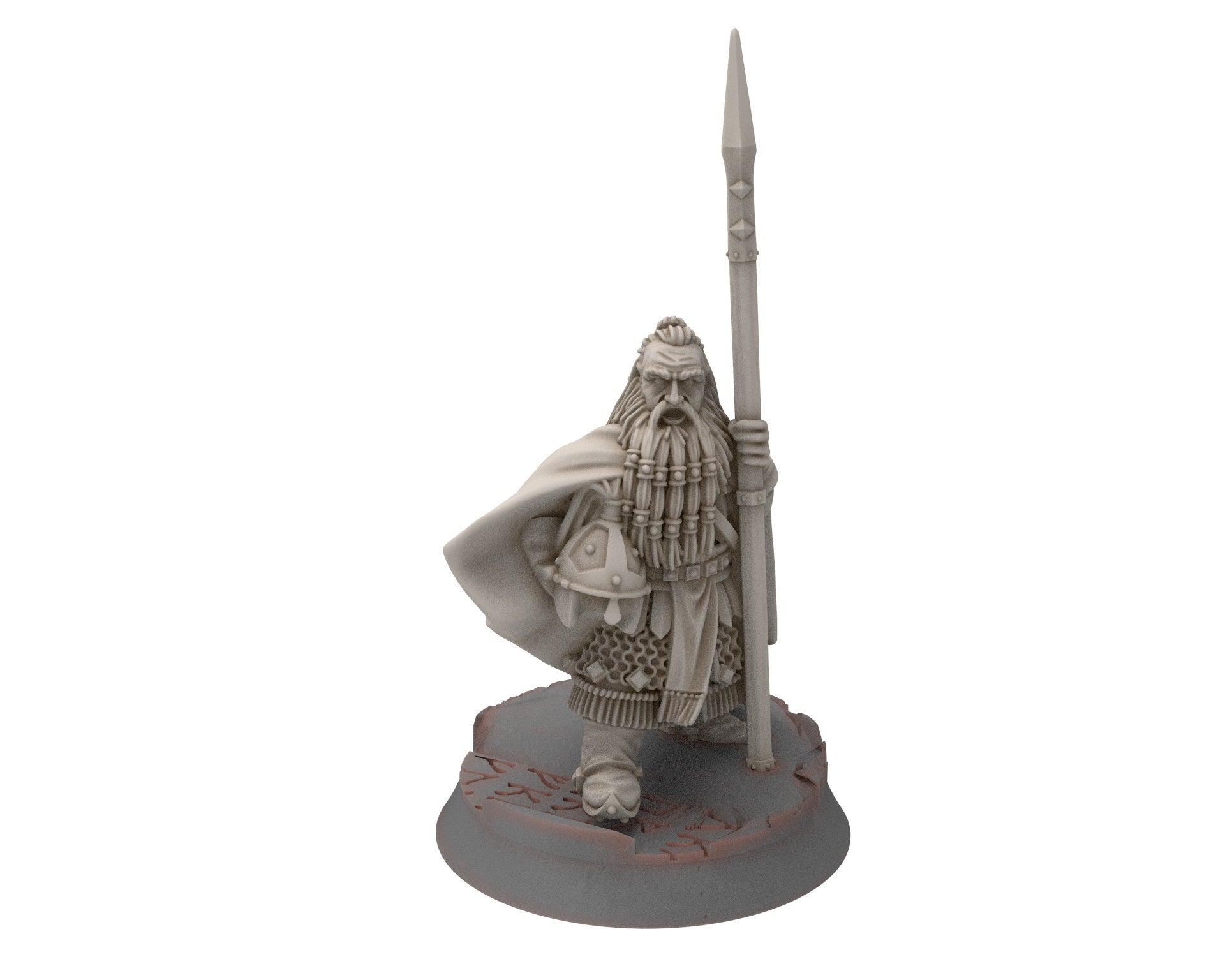 Dwarves - Gur-Adar Commanders, Dwarves warrior captains and command, The Dwarfs of The Mountains, for Lotr, Medbury miniatures