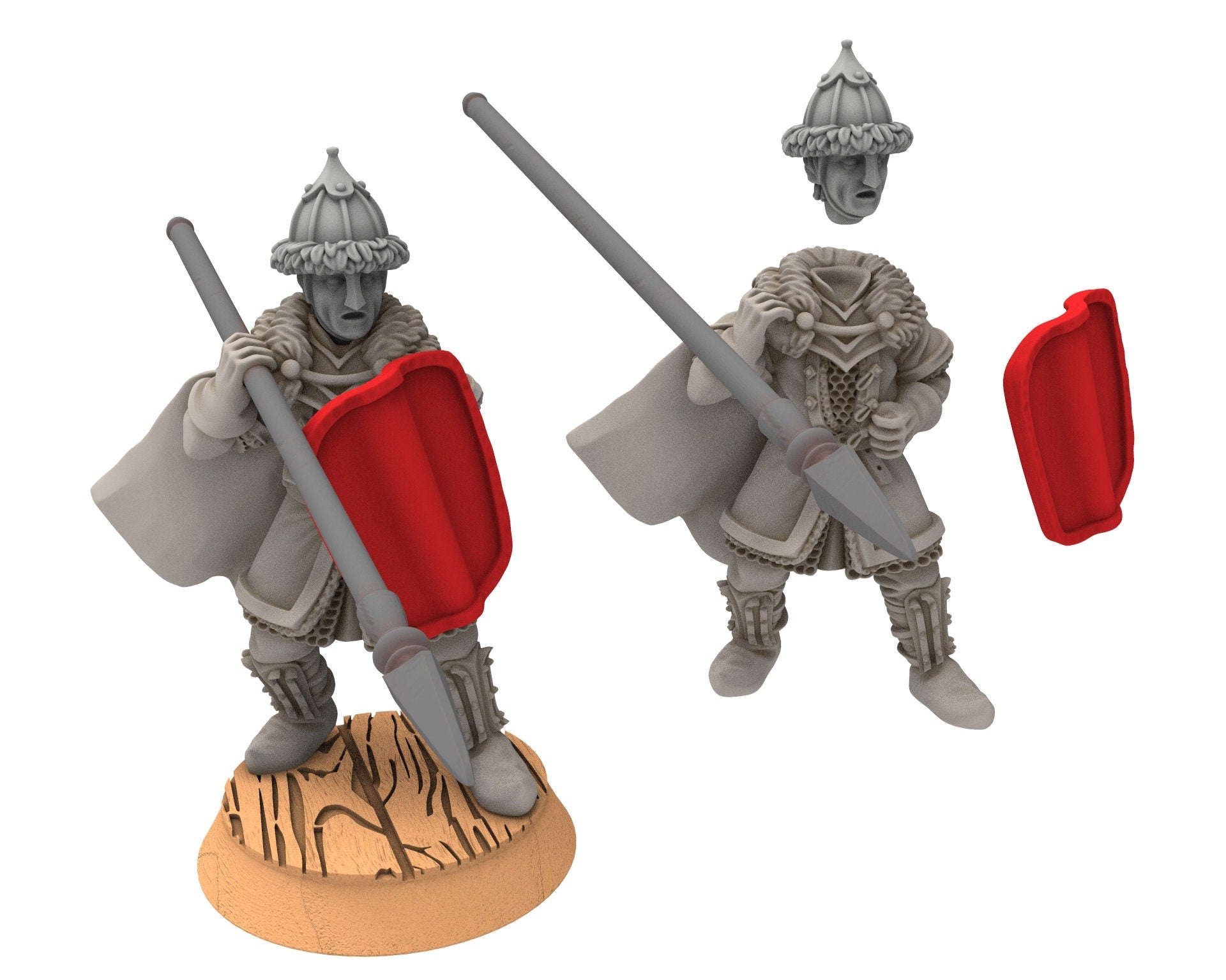 Lakecity - Captains of lakecity Torgorod, hero, Lake, dragon, Misty Mountains, Town miniatures for wargame D&D, Lotr... Medbury miniatures