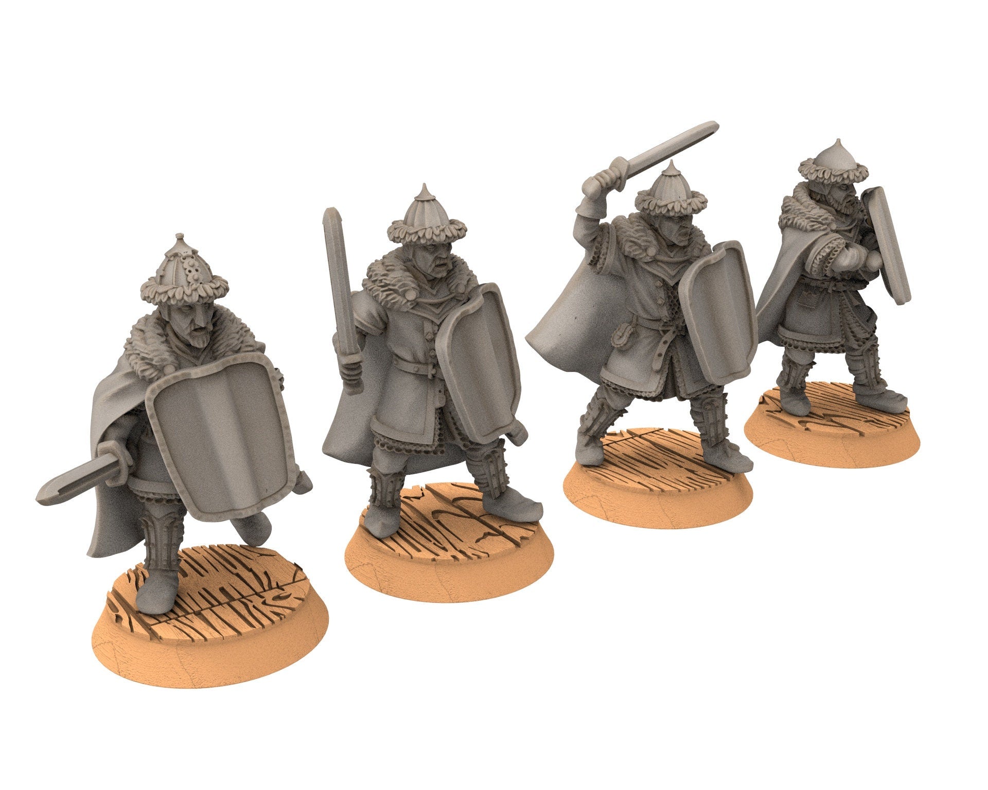 Lakecity - Bowmen of lakecity Torgorod, hero, Lake, dragon, Misty Mountains, Town miniatures for wargame D&D, Lotr... Medbury miniatures
