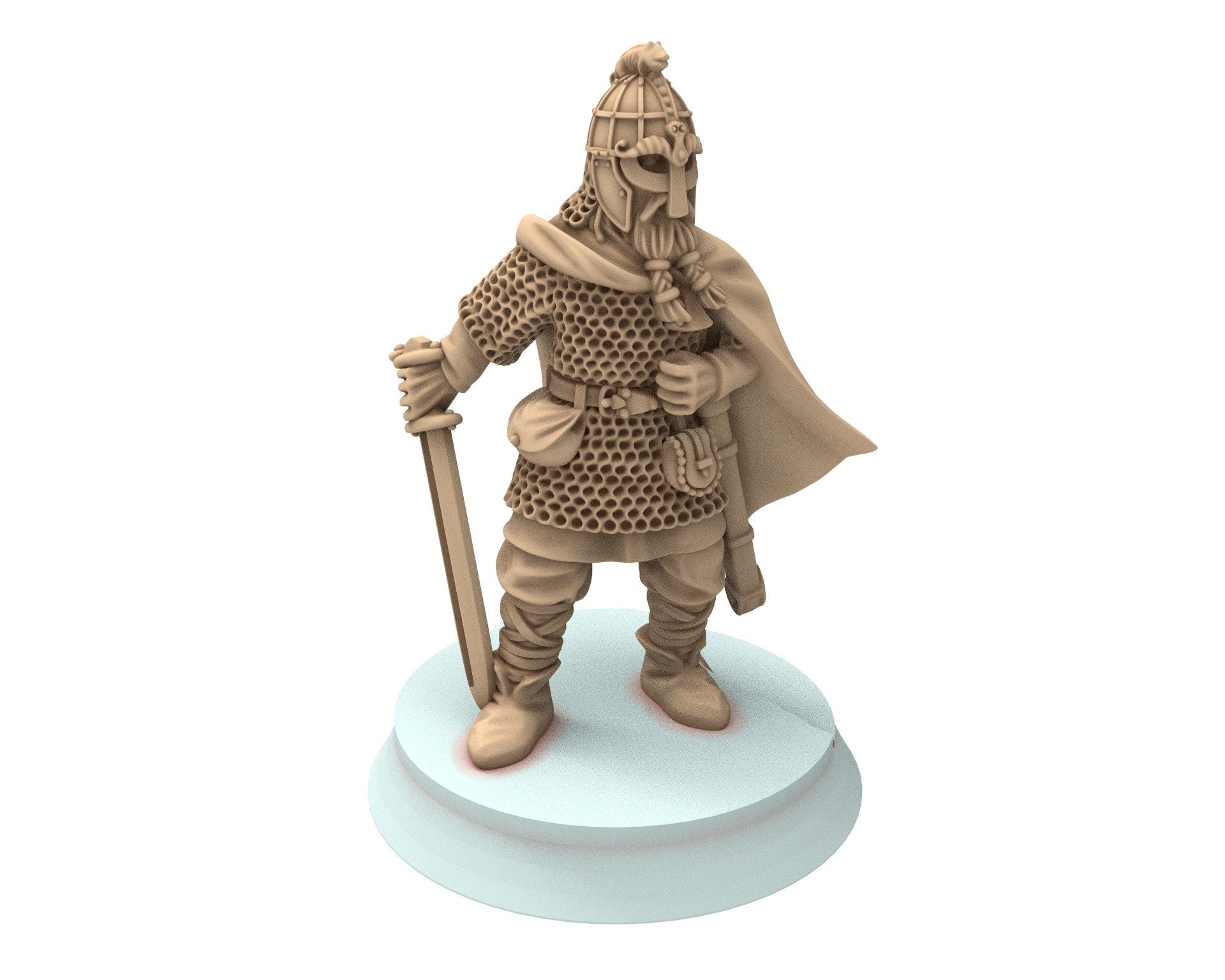 Vendel Era - Wiglaf Iconic Hero, Epic Warrior of the sagas, 7 century, miniatures 28mm, wargame Historical Saga... Medbury miniature