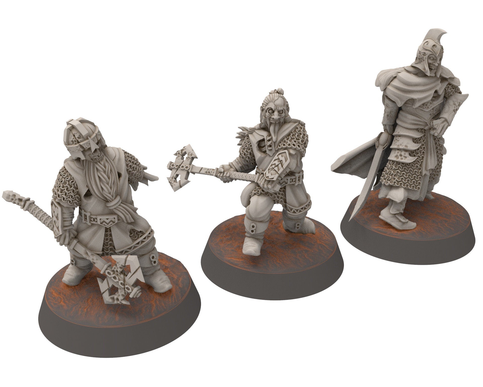 Undead Ghosts - Treasure of the Spectre old battlefield, marshland of the east, Ghosts of the old world miniatures for wargame D&D, LOTR...