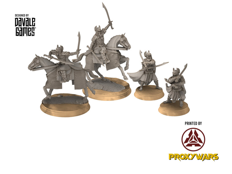 Warhammer Terre Du Milieu – Guerriers Easterling – Figurines à Assembler Et Peindre, Contient Petites Pièces