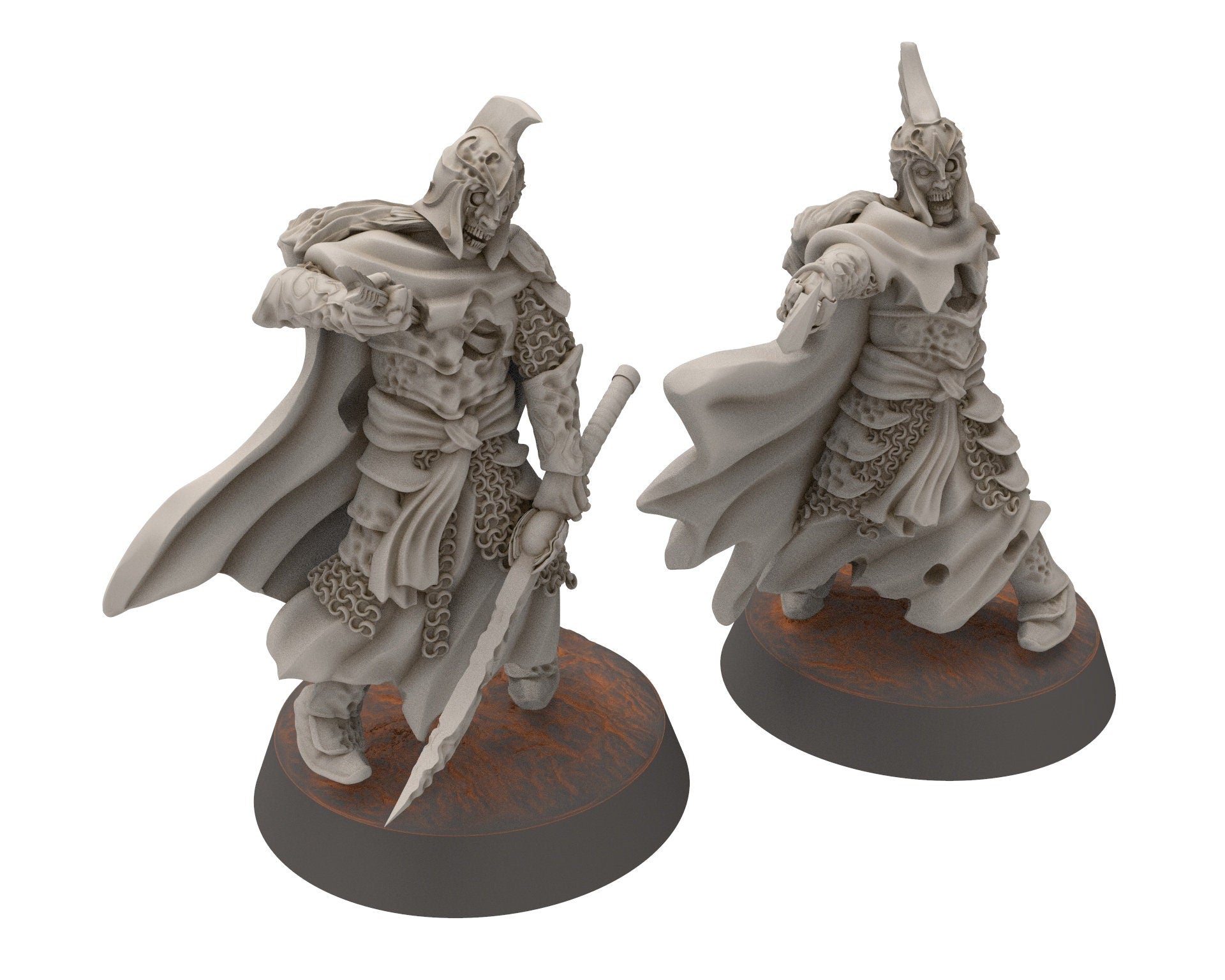 Undead Ghosts - Zombies of the old battlefield, marshland of the east, Ghosts of the old world miniatures for wargame D&D, LOTR...