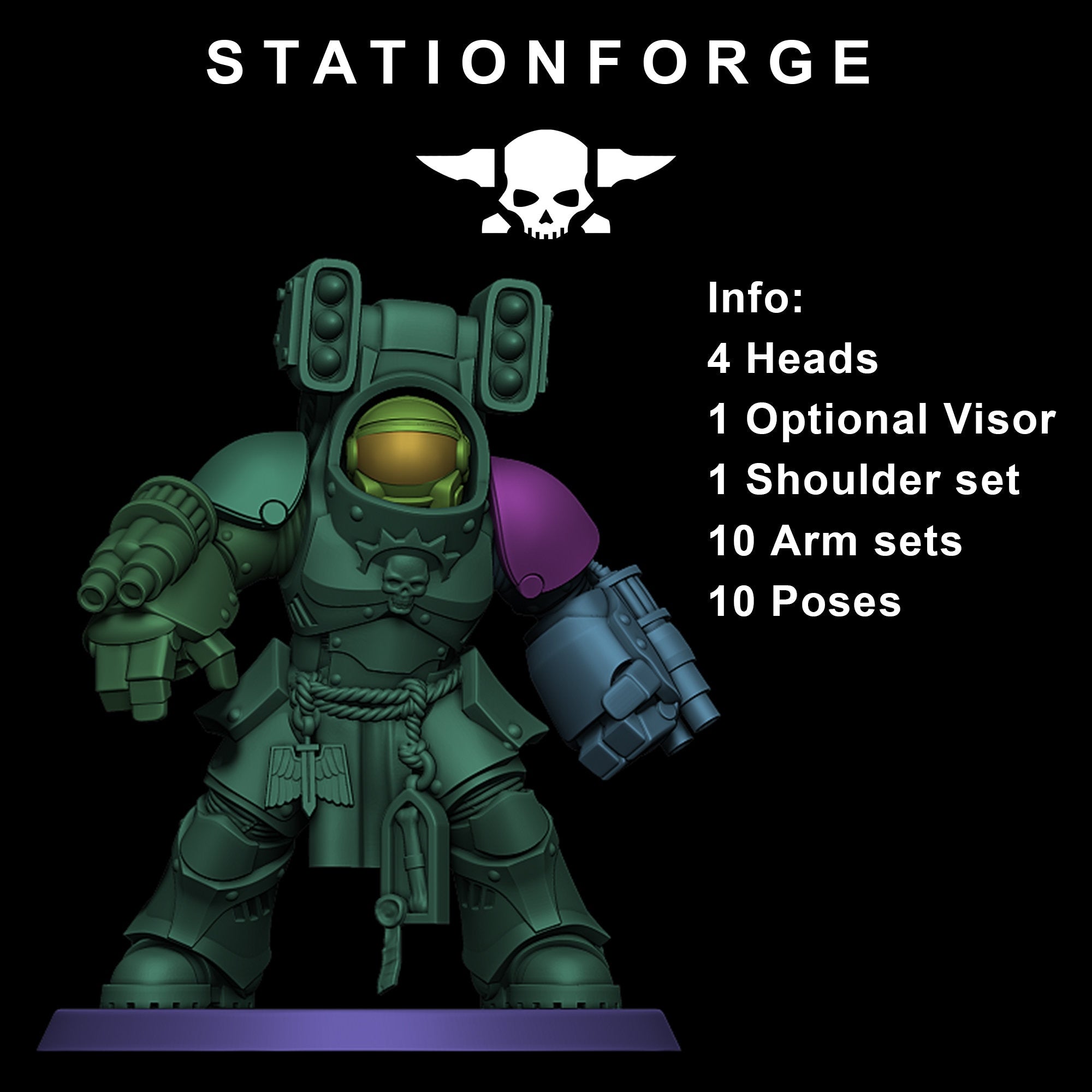 Socratis - Support Vanguard, mechanized infantry, post apocalyptic empire, usable for tabletop wargame.