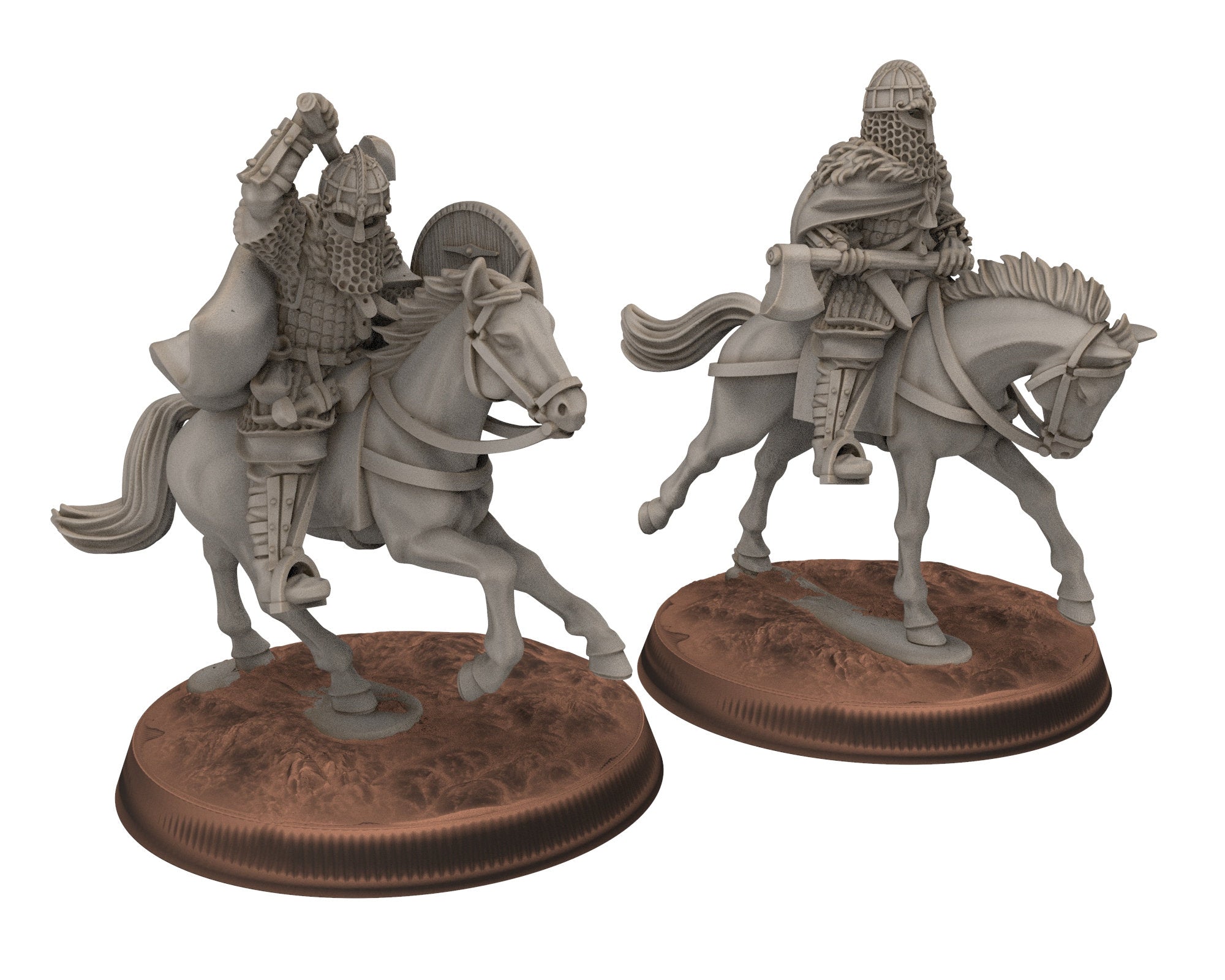 Vendel Era - Horsa Hero, Germanic Tribe Warband, 7 century, miniatures 28mm for wargame Historical... Medbury miniature