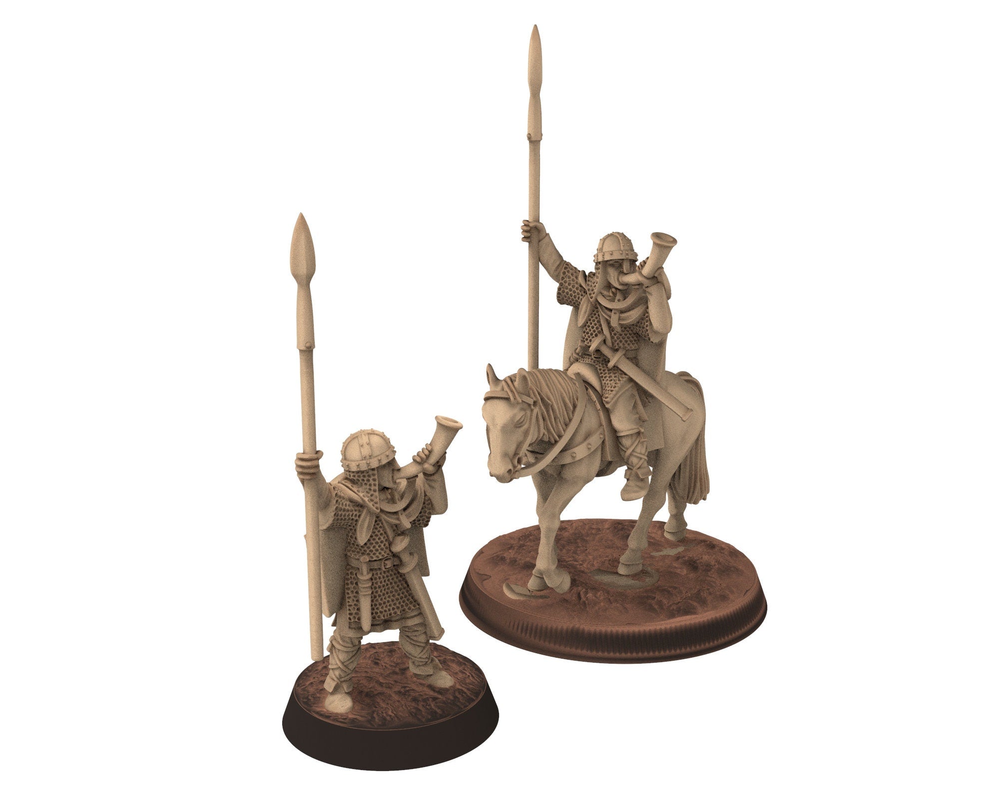 Dark Ages - Carolingian Infantry Small Army bundle Footmen Warriors Frank, Miniatures 28mm, Wargame Historical Saga... Medbury miniature