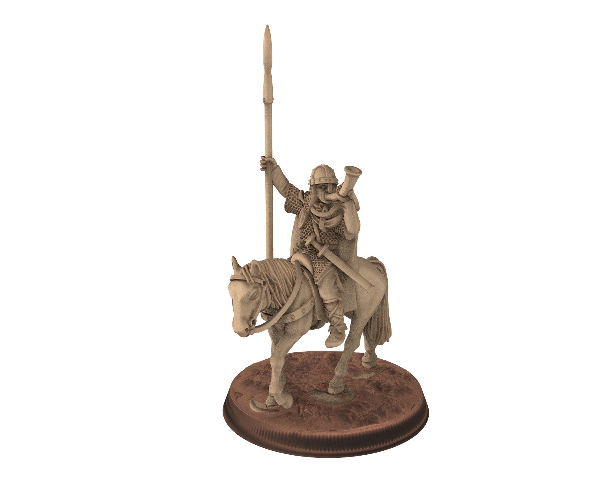 Dark Ages - Carolingian Cavalry unit of Frank Warrior Cavalrymen, Miniatures 28mm, Wargame Historical Saga... Medbury miniature