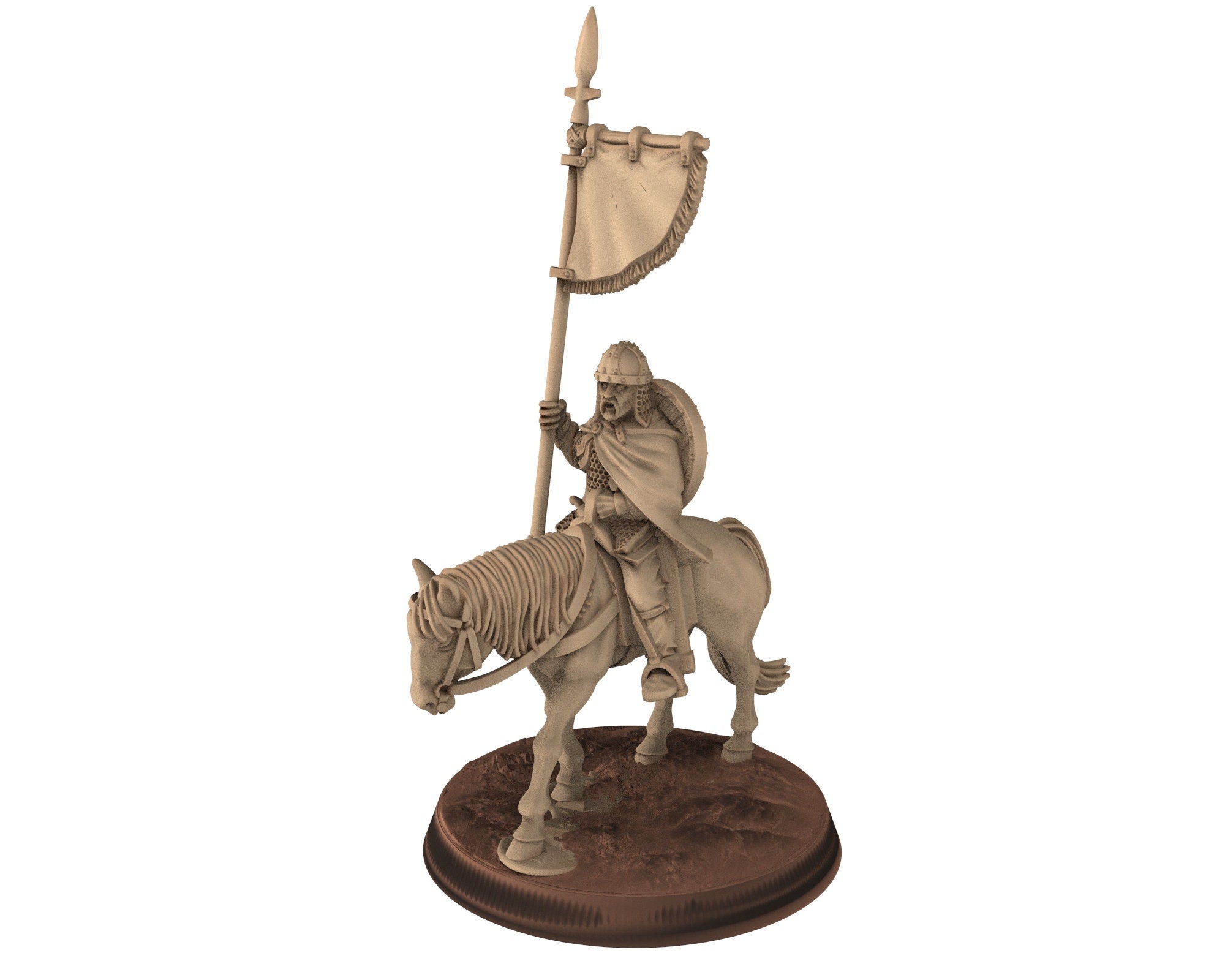Dark Ages - x12 Horses, Miniatures 28mm, Wargame Historical Saga... Medbury miniature