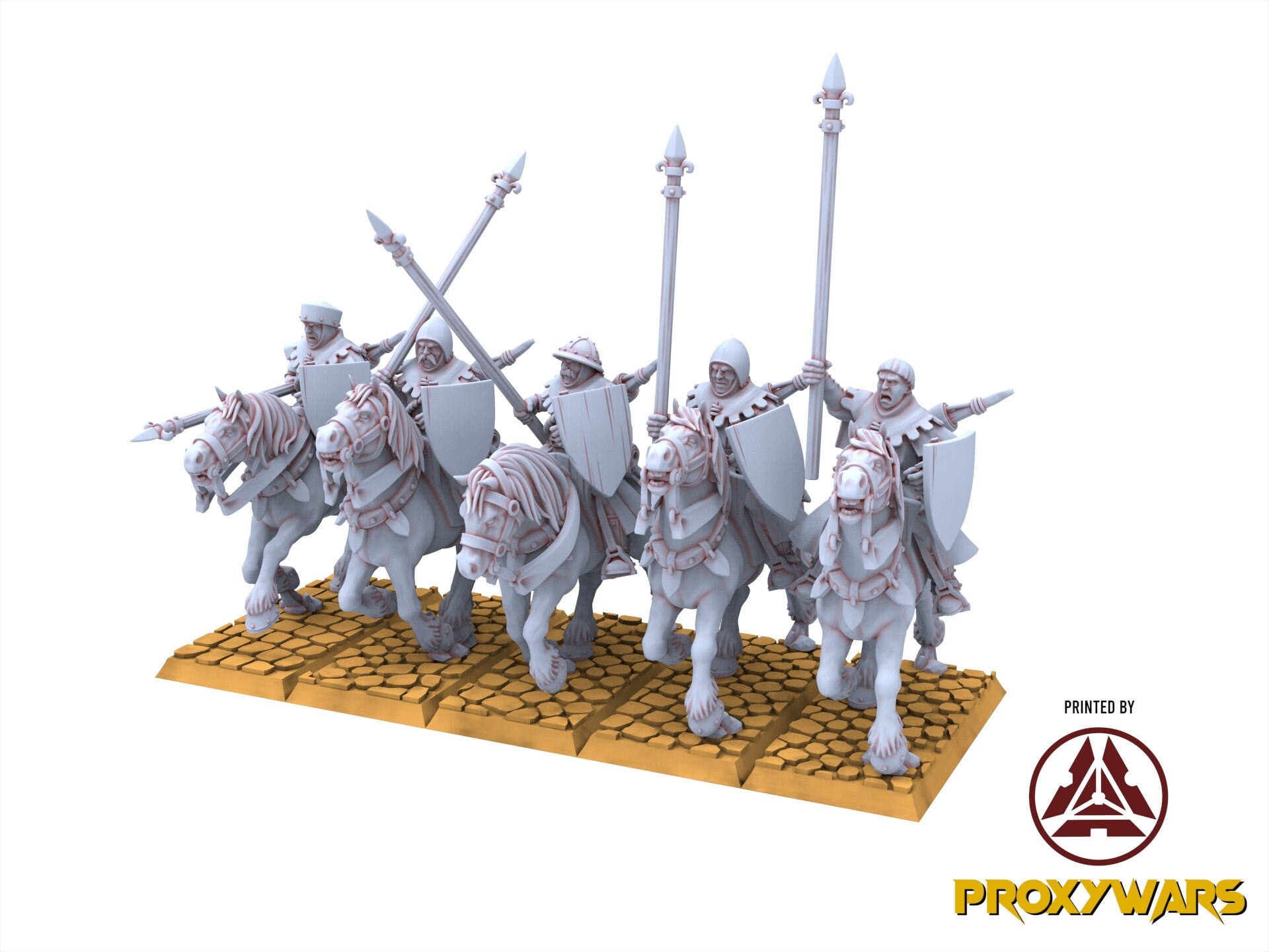 Arthurian Knights - Gallia Bundle V4, for Oldhammer, king of wars, 9th age Highlands Miniatures