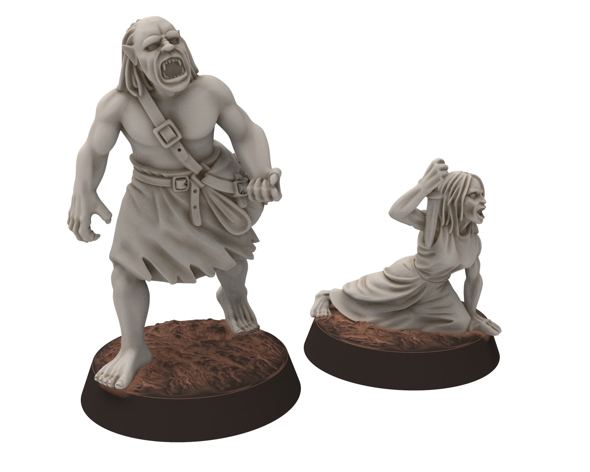 Vendel Era - Beowulf Fighting Grendel and mother, Germanic Warband, 7 century, miniatures 28mm for wargame Historical... Medbury miniature