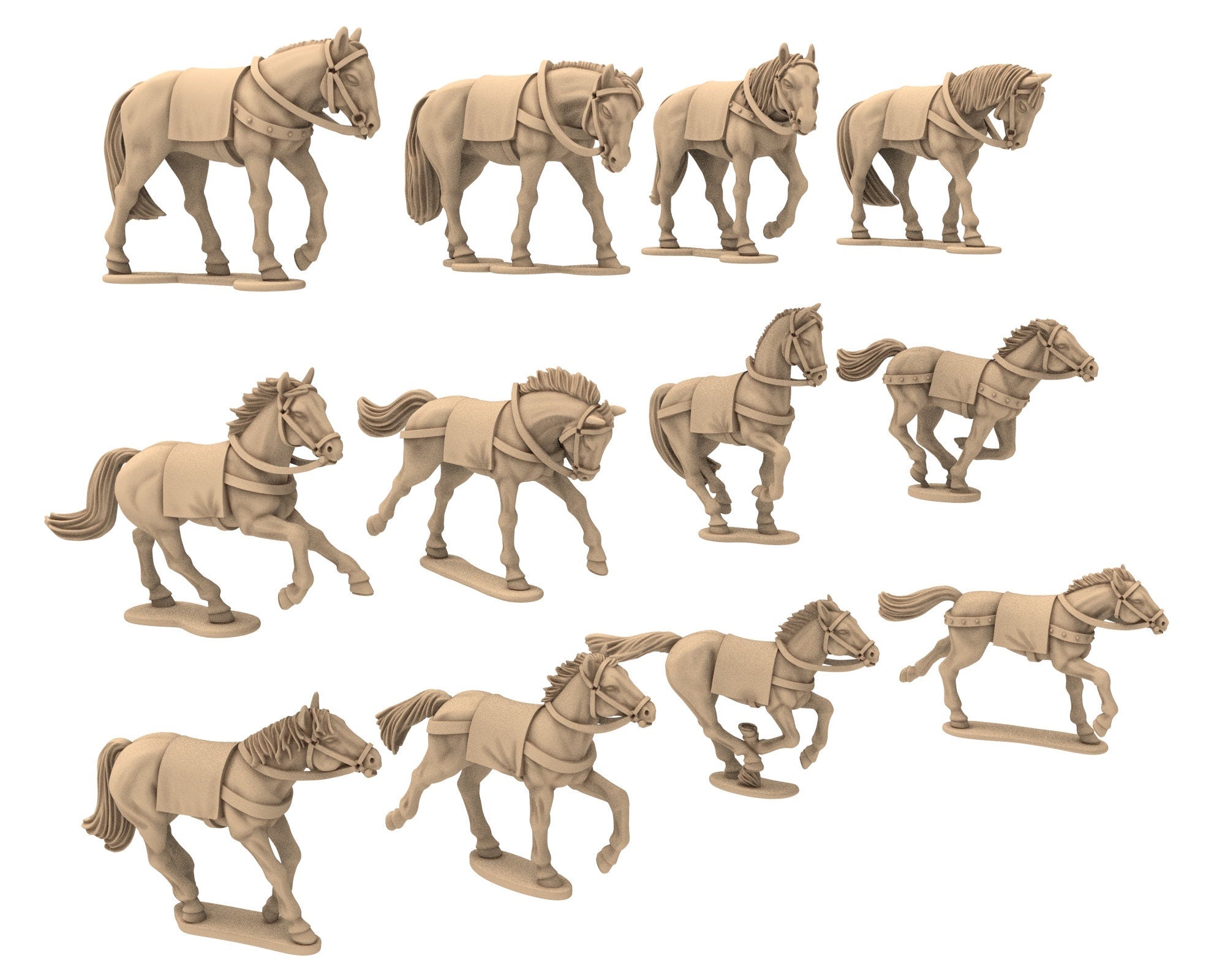 Dark Ages - Carolingian Cavalry with hand weapon Cavalrymen Warriors Frank, Miniatures 28mm, Wargame Historical Saga... Medbury miniature