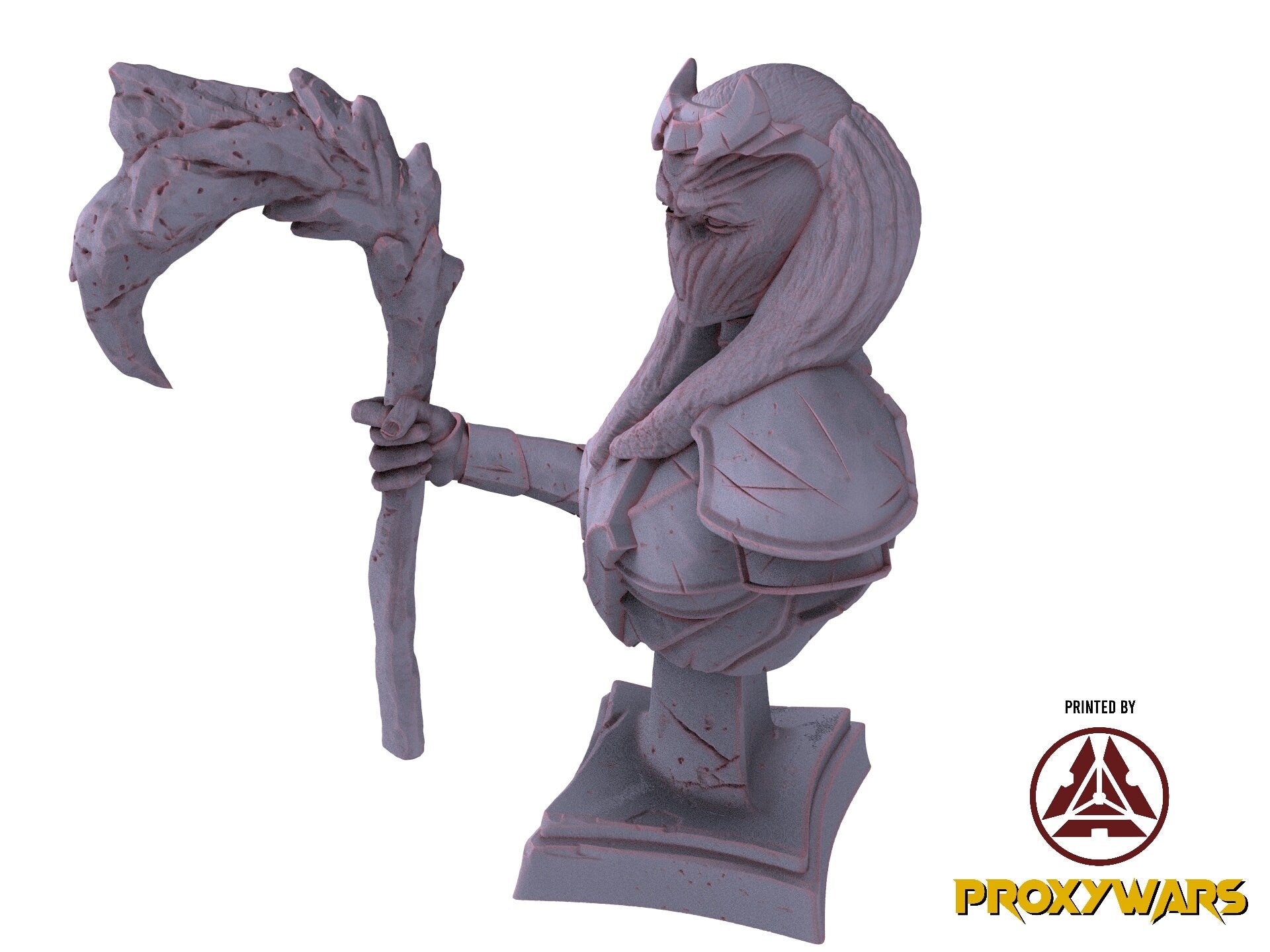 The Infinity of the Void - Bust - Thalia The Monk, manifestations of destruction, Flesh of Gods, for Wargames, Dungeons & Dragons TTRPG