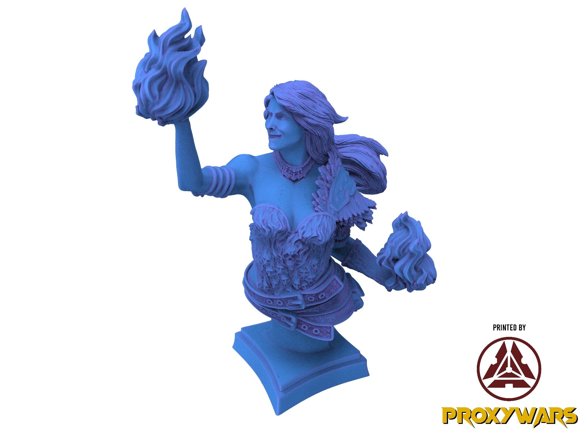 The Elves From The Highlands - Bust - The Bunny Assassin, protectors of their home, Flesh of Gods, for Wargames, Dungeons & Dragons TTRPG