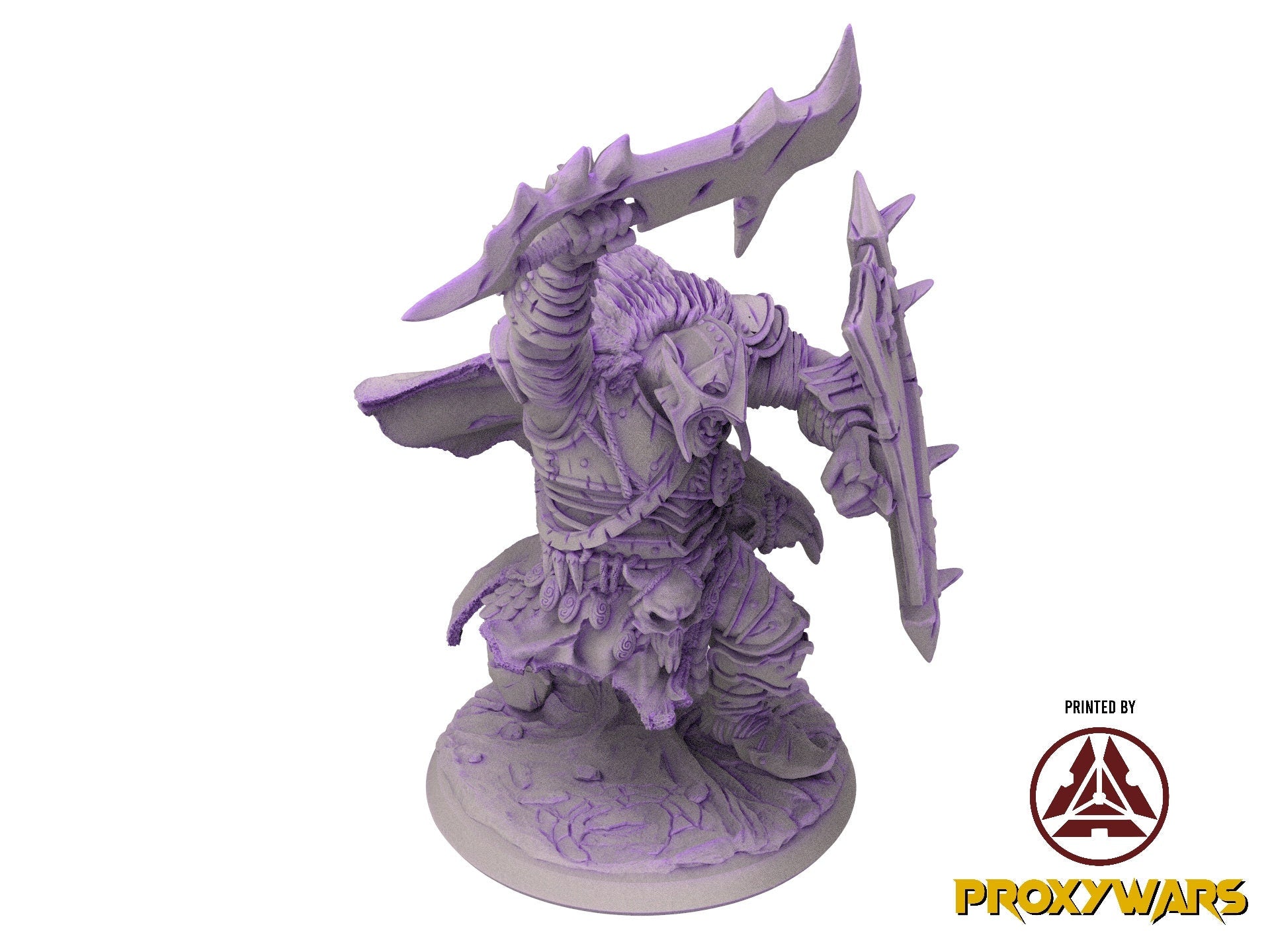 The scourges of war - Monster - Mounted Minotaur , glory and honor, Ennemy, Flesh of Gods, for Wargames, Dungeons & Dragons TTRPG