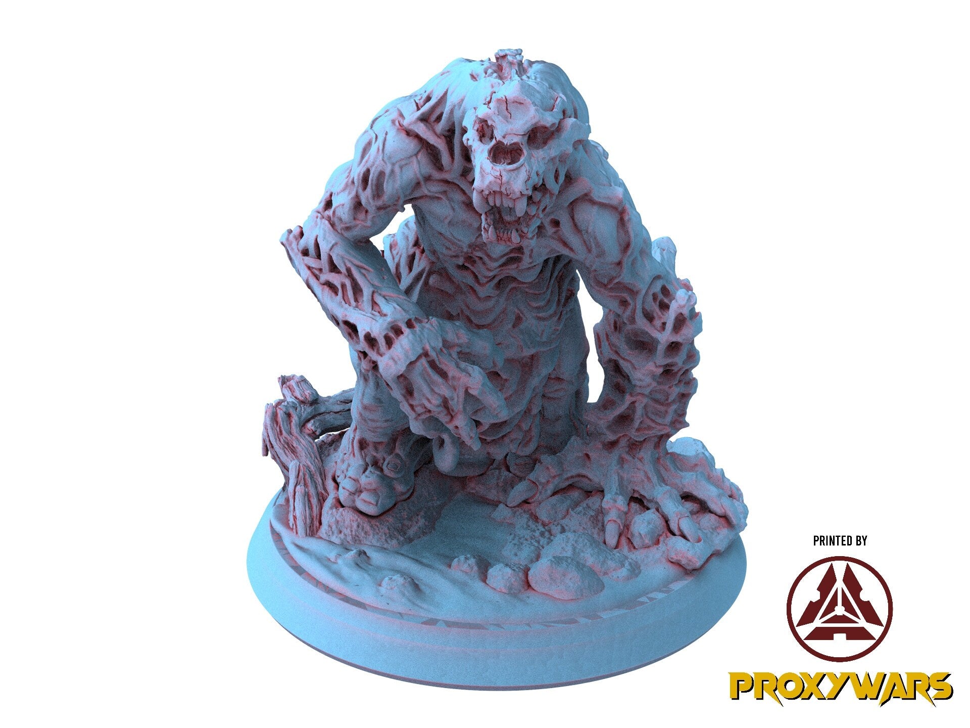 Echoes Of Corruption - Enemy - Corrupted Horse (50 mm), light and darkness, Ennemy, Flesh of Gods, for Wargames, Dungeons & Dragons TTRPG
