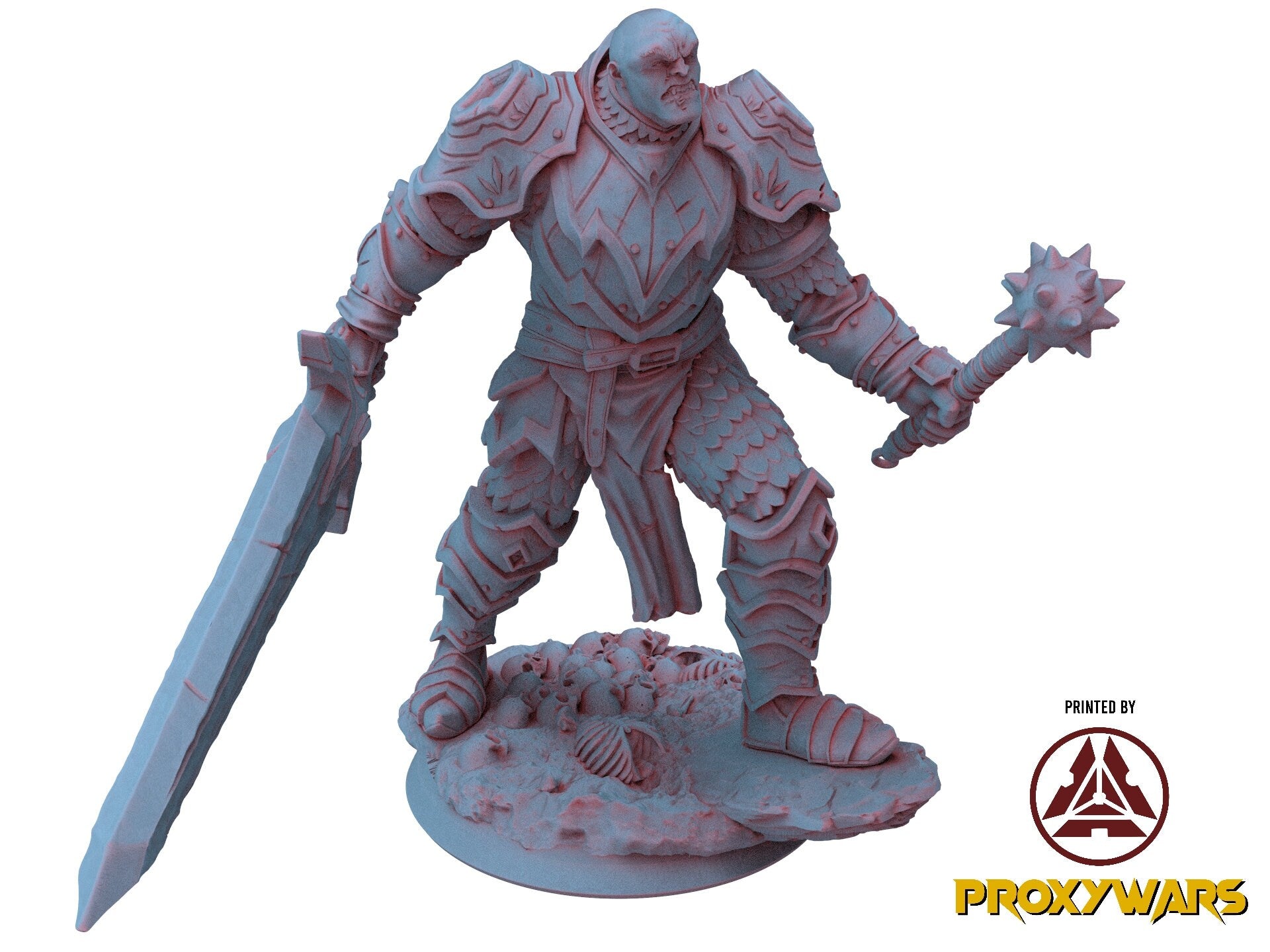 The Court Blood - Enemy - Blood Commander 01, creatures of darkness, Ennemy, Flesh of Gods, for Wargames, Dungeons & Dragons TTRPG