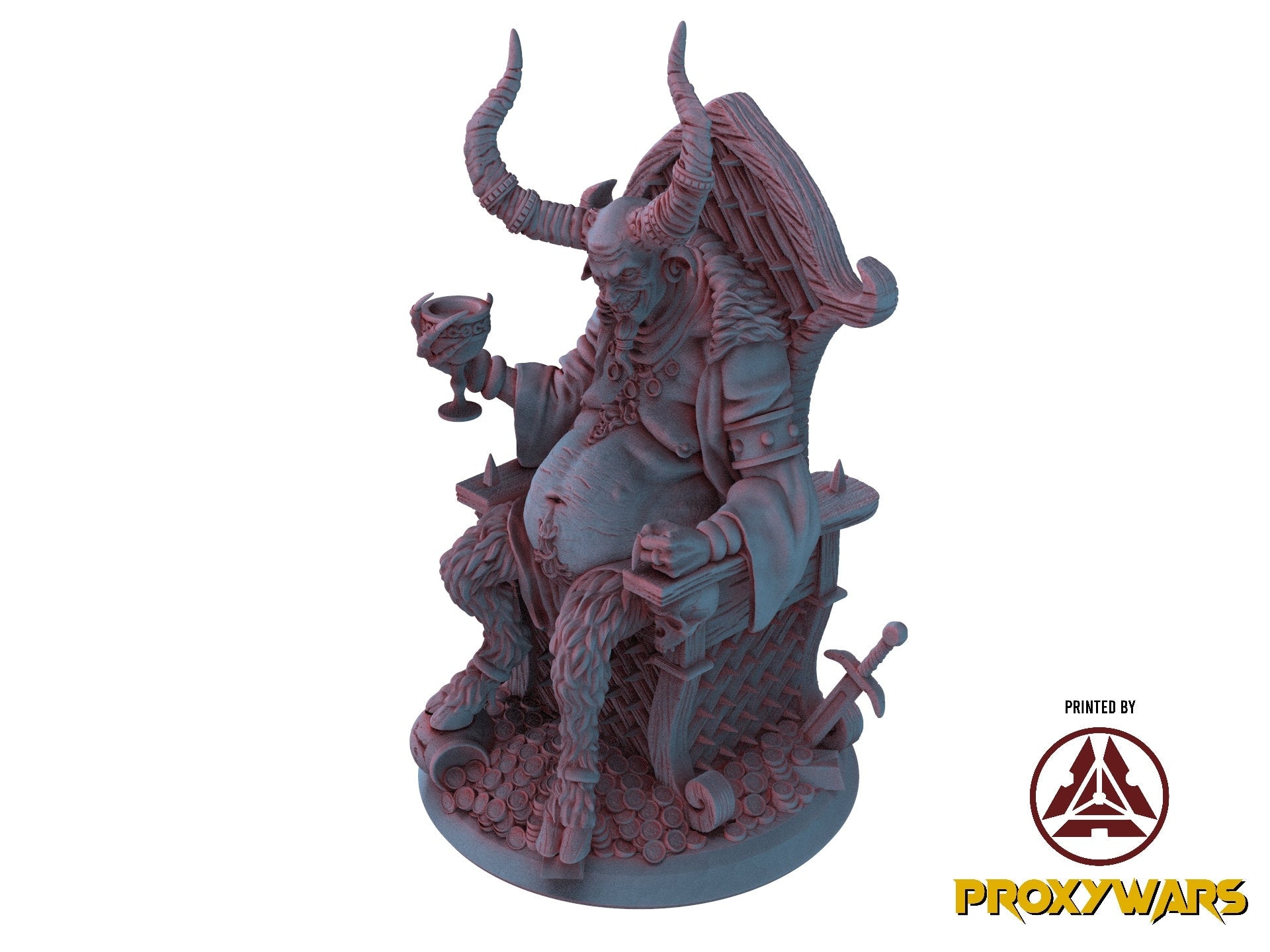 The Court Blood - Enemy - Blood Herald, creatures of darkness, Ennemy, Flesh of Gods, for Wargames, Dungeons & Dragons TTRPG
