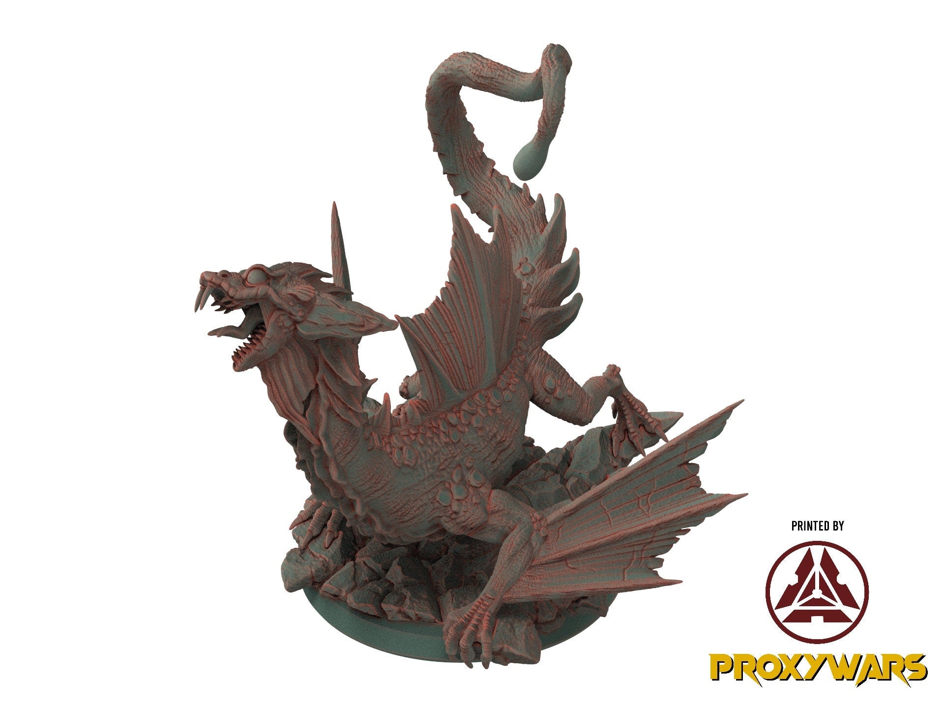 The Court Blood - Enemy - Troll Miner (75 mm), chaos and carnage, Ennemy, Flesh of Gods, for Wargames, Dungeons & Dragons TTRPG