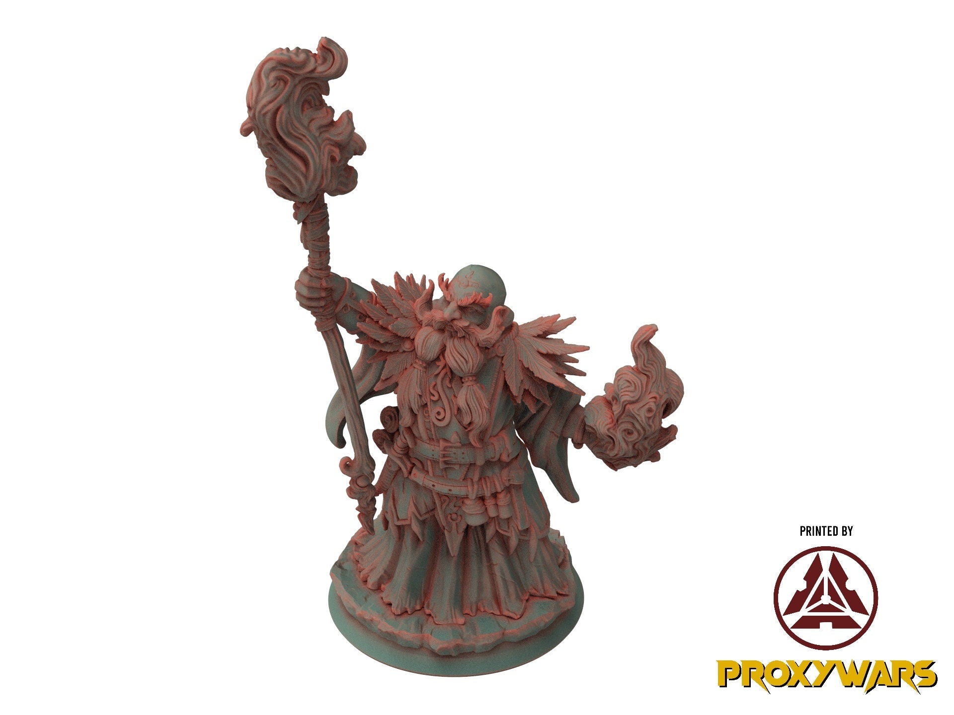 The Court Blood - Hero - Rhuvar, Mutant Barbarian 75mm, chaos and carnage, Ennemy, Flesh of Gods, for Wargames, Dungeons & Dragons TTRPG