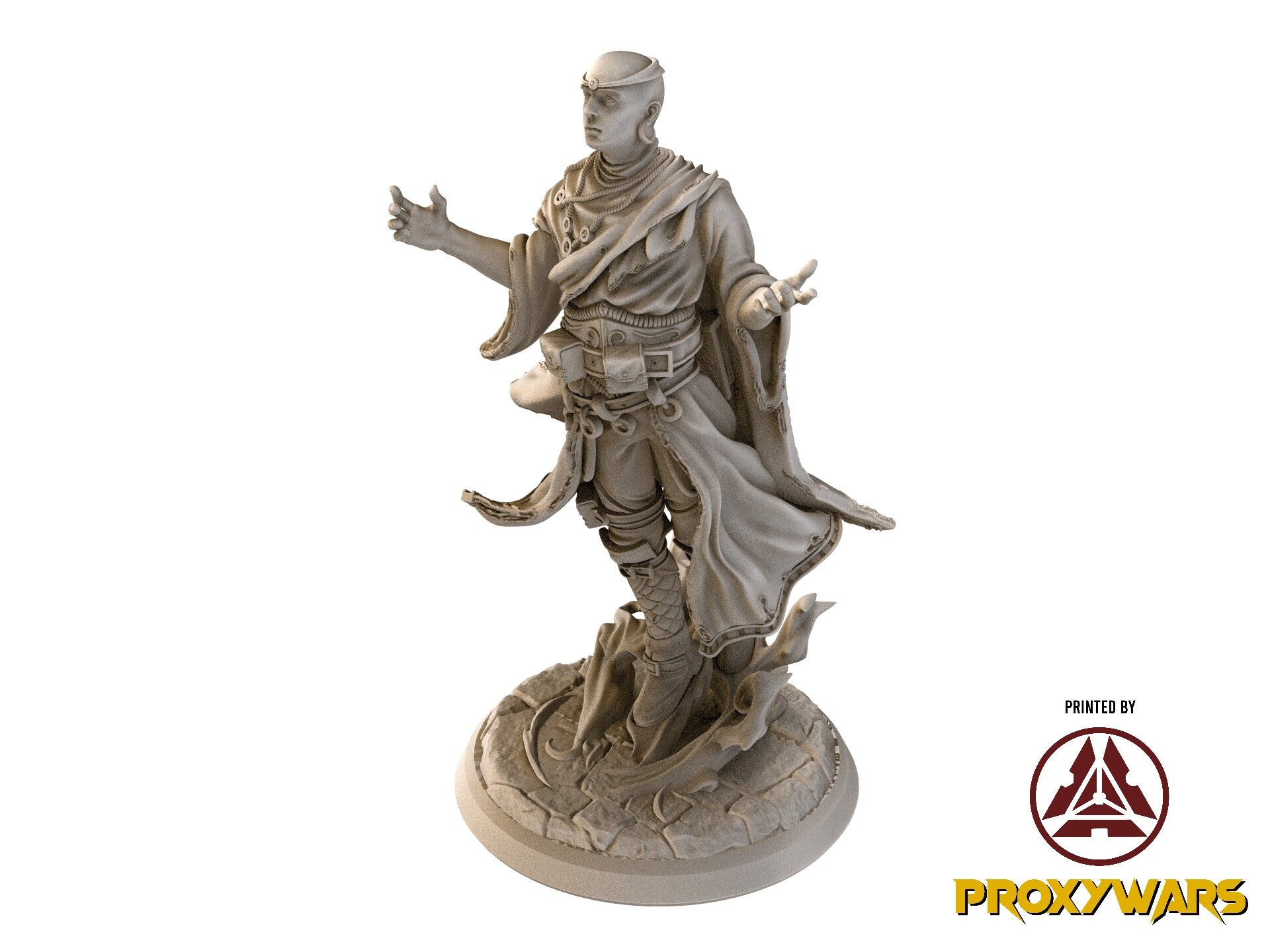 The Time Abyss - Hero - Norlen, The Astrologer (75 mm), Light and darkness, Flesh of Gods, for Wargames, Dungeons & Dragons TTRPG