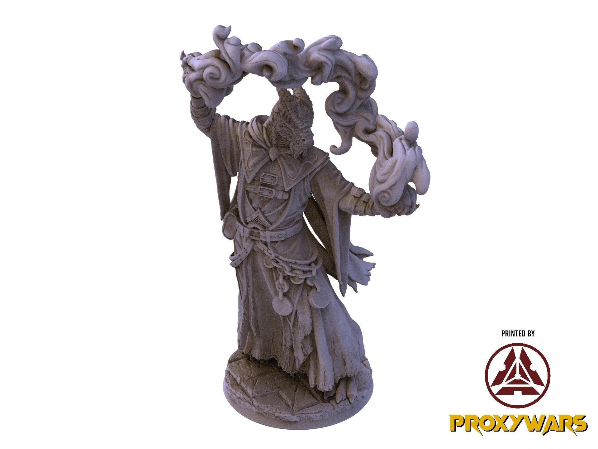 The Crimson Calamity - Enemy - Draconian Knight male, Flesh of Gods, for Wargames, Dungeons & Dragons TTRPG