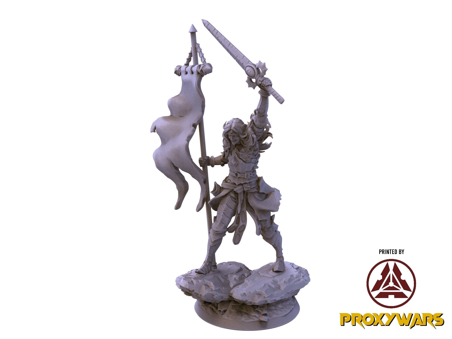 The Crimson Calamity - Hero - Shalana, Gnome Wizard 75mm, Flesh of Gods, for Wargames, Dungeons & Dragons TTRPG