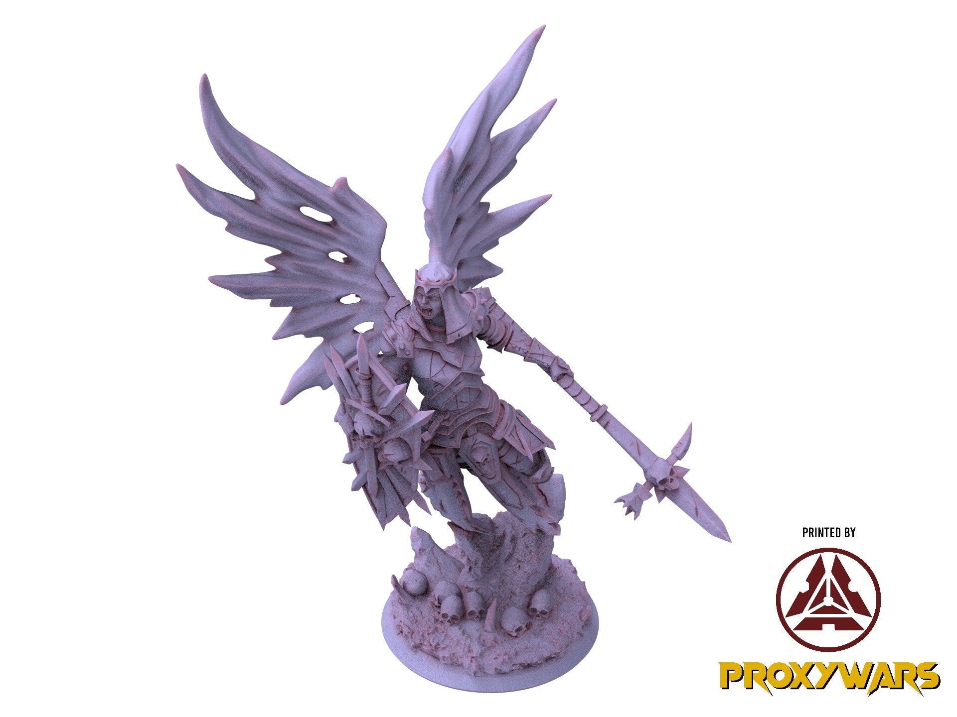 Rage Unbound - Enemy - Hellflame Wyvern 50mm, The Nightfall Cult, Ennemy, Flesh of Gods, for Wargames, Dungeons & Dragons TTRPG
