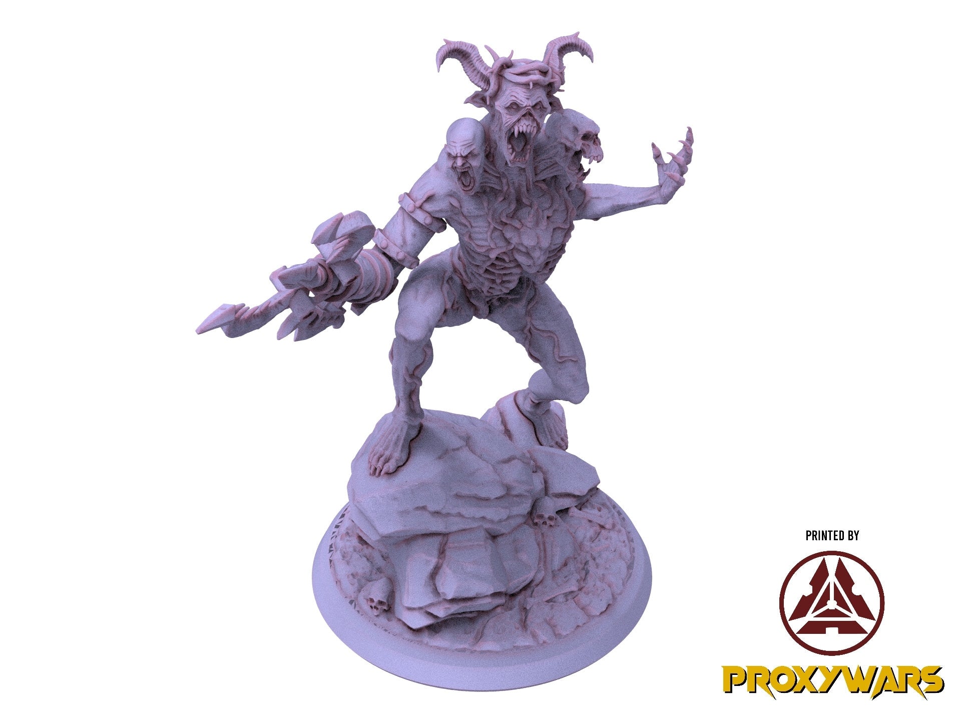 Rage Unbound - Enemy - Ragebound Demon 25mm, The Nightfall Cult, Ennemy, Flesh of Gods, for Wargames, Dungeons & Dragons TTRPG