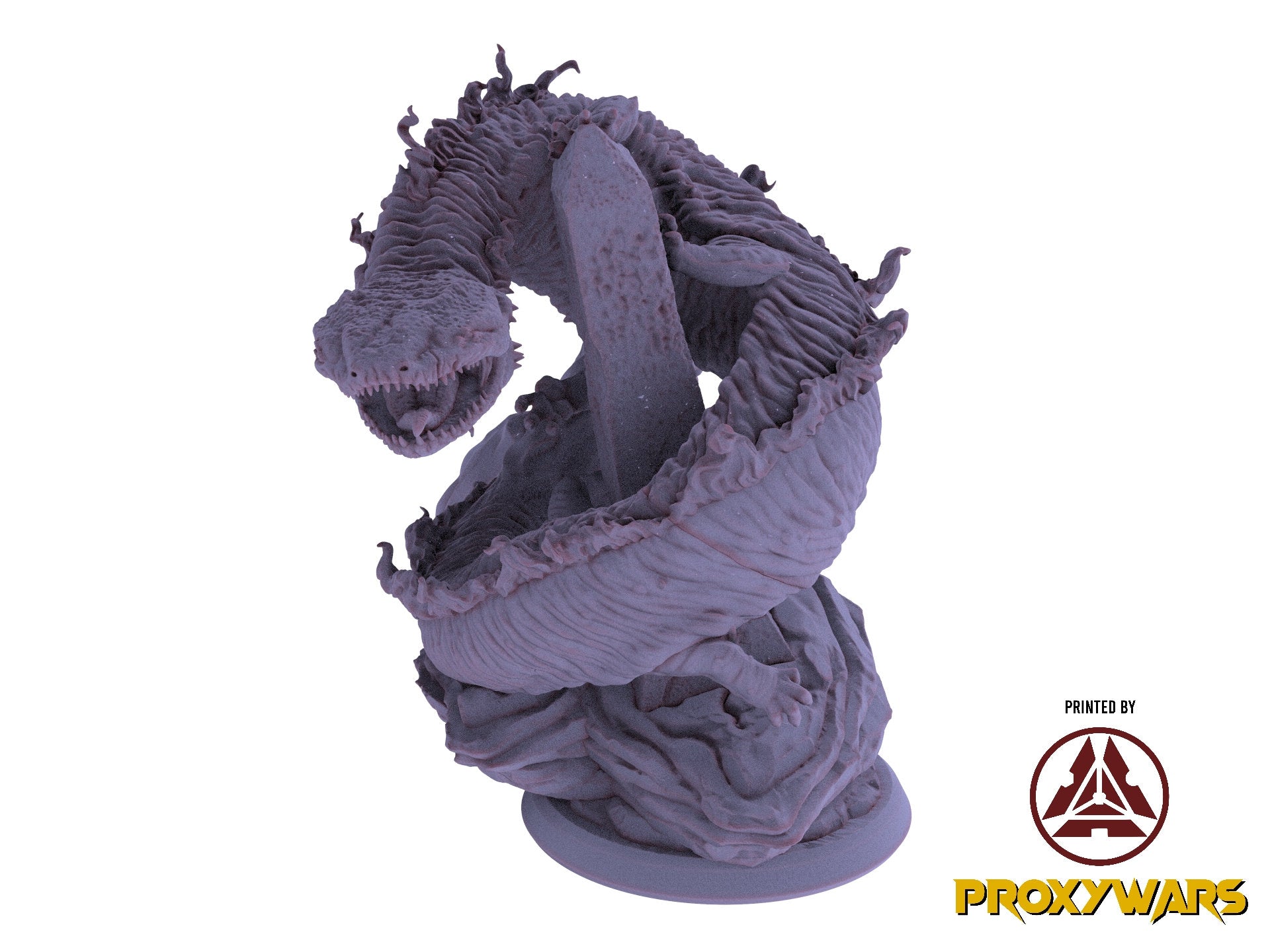 Rage Unbound - Enemy - Three-Headed Aberration 50mm, The Nightfall Cult, Ennemy, Flesh of Gods, for Wargames, Dungeons & Dragons TTRPG