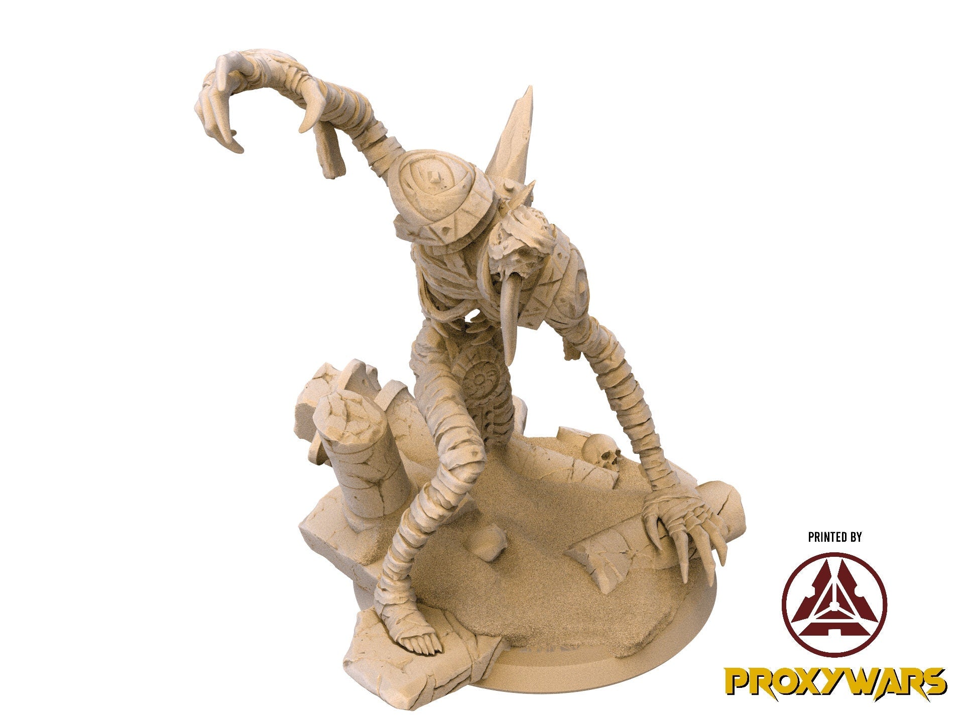 The Silent Sands - Bust - Seldanna, Sand Sorcerer, Awakened Shadow Flesh of Gods, for Wargames, Dungeons & Dragons TTRPG