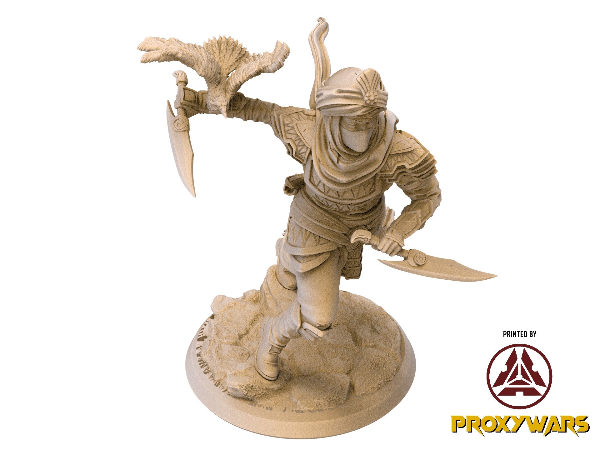 The Silent Sands - Enemy - The Buried King (25 mm), Awakened Shadow Flesh of Gods, for Wargames, Dungeons & Dragons TTRPG