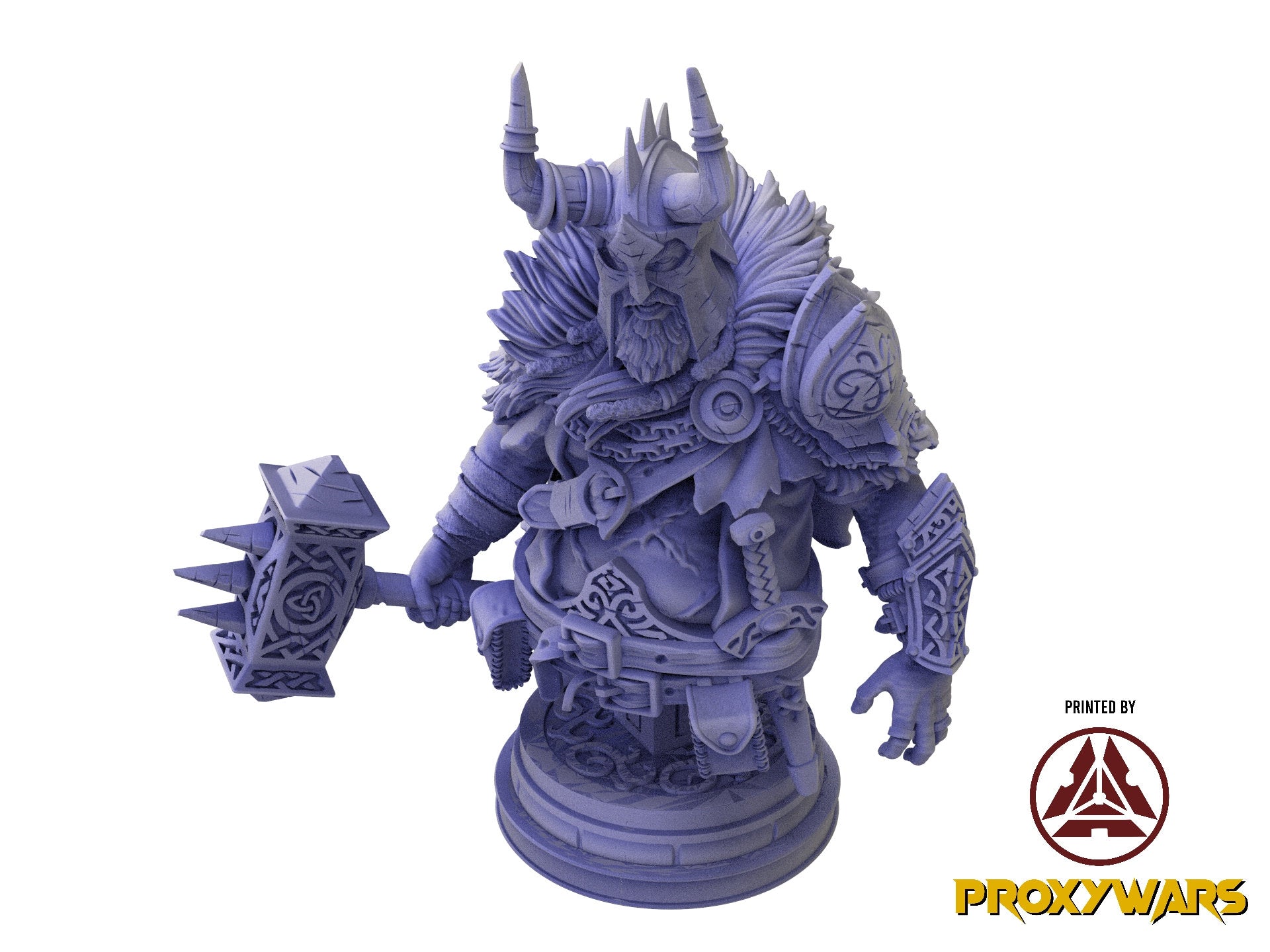 A Stormforged Heaven - Boss - Zetnir, The Curse Of The Storm (75 mm), quest for glory, Flesh of Gods, for Wargames, Dungeons & Dragons TTRPG