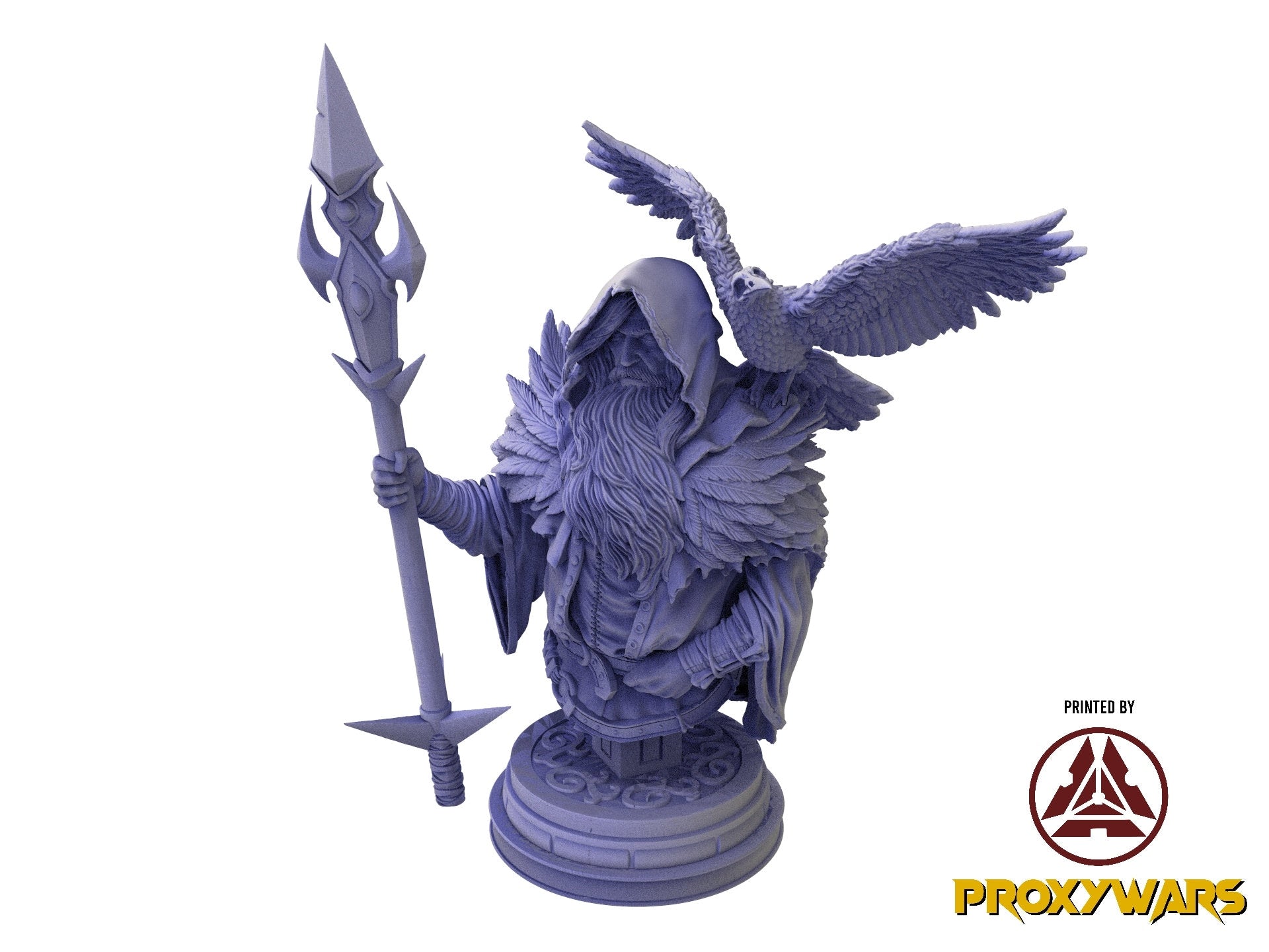 A Stormforged Heaven - Boss - Zetnir, The Curse Of The Storm (75 mm), quest for glory, Flesh of Gods, for Wargames, Dungeons & Dragons TTRPG