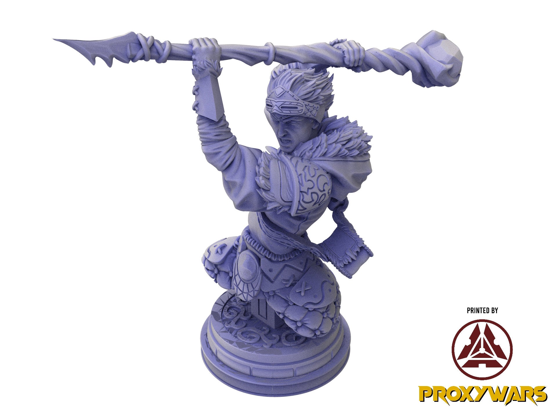 A Stormforged Heaven - Boss - Zetnir, The Curse Of The Storm (75 mm), quest for glory, Flesh of Gods, for Wargames, Dungeons & Dragons TTRPG