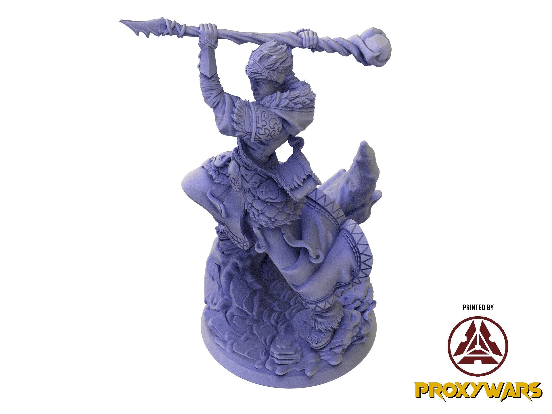 A Stormforged Heaven - Hero - Half-Yeti Inkeeper (75 mm), quest for glory, Flesh of Gods, for Wargames, Dungeons & Dragons TTRPG