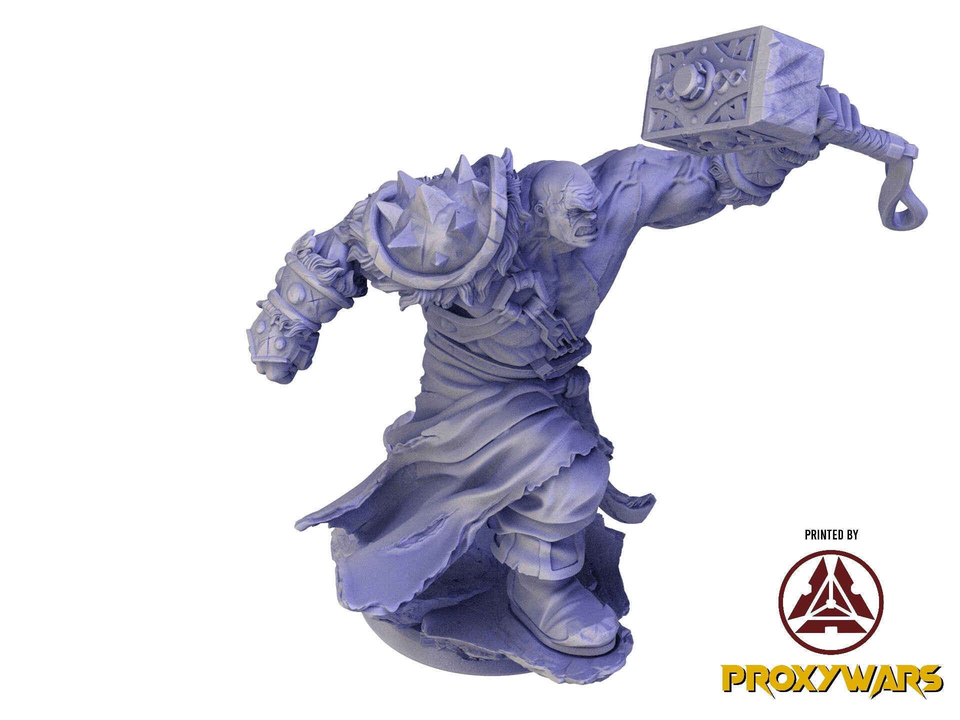 A Stormforged Heaven - NPC - Half-Yeti Inkeeper (25 mm), quest for glory, Flesh of Gods, for Wargames, Dungeons & Dragons TTRPG