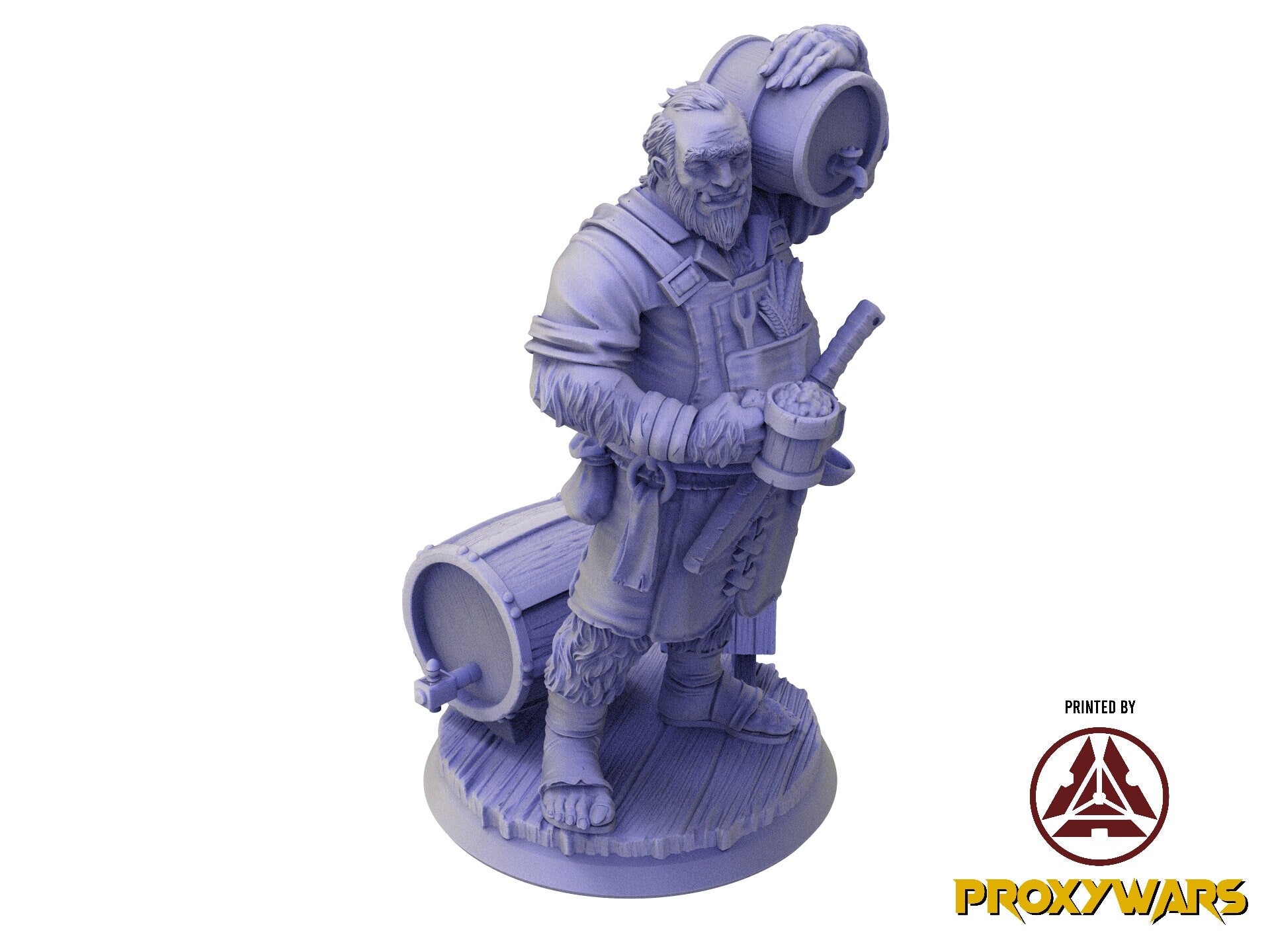 A Stormforged Heaven - Hero - Vutag, Fist Of The Mountain (25 mm), quest for glory, Flesh of Gods, for Wargames, Dungeons & Dragons TTRPG