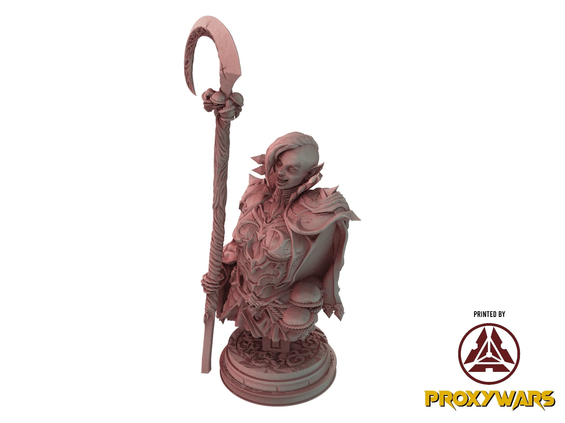 The Shadow Conclave - Bust - Isolde, The Cursed Oracle, quest for glory, Flesh of Gods, for Wargames, Dungeons & Dragons TTRPG