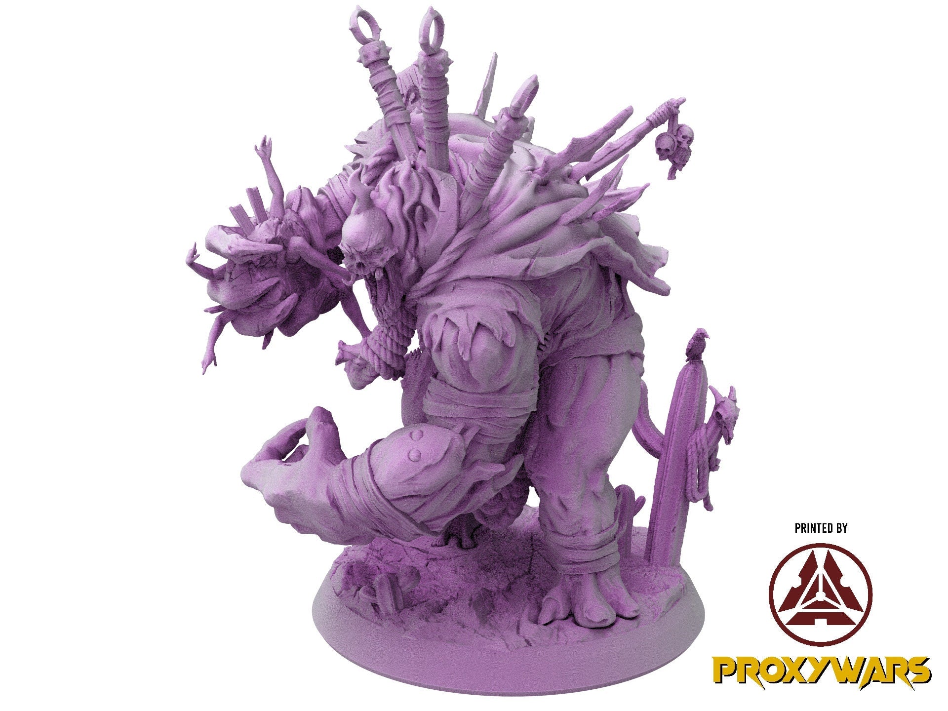The Untamed Frontier - Enemy - Nightgaunt Hunter (Large - 50 mm), Flesh of Gods, for Wargames, Dungeons & Dragons TTRPG