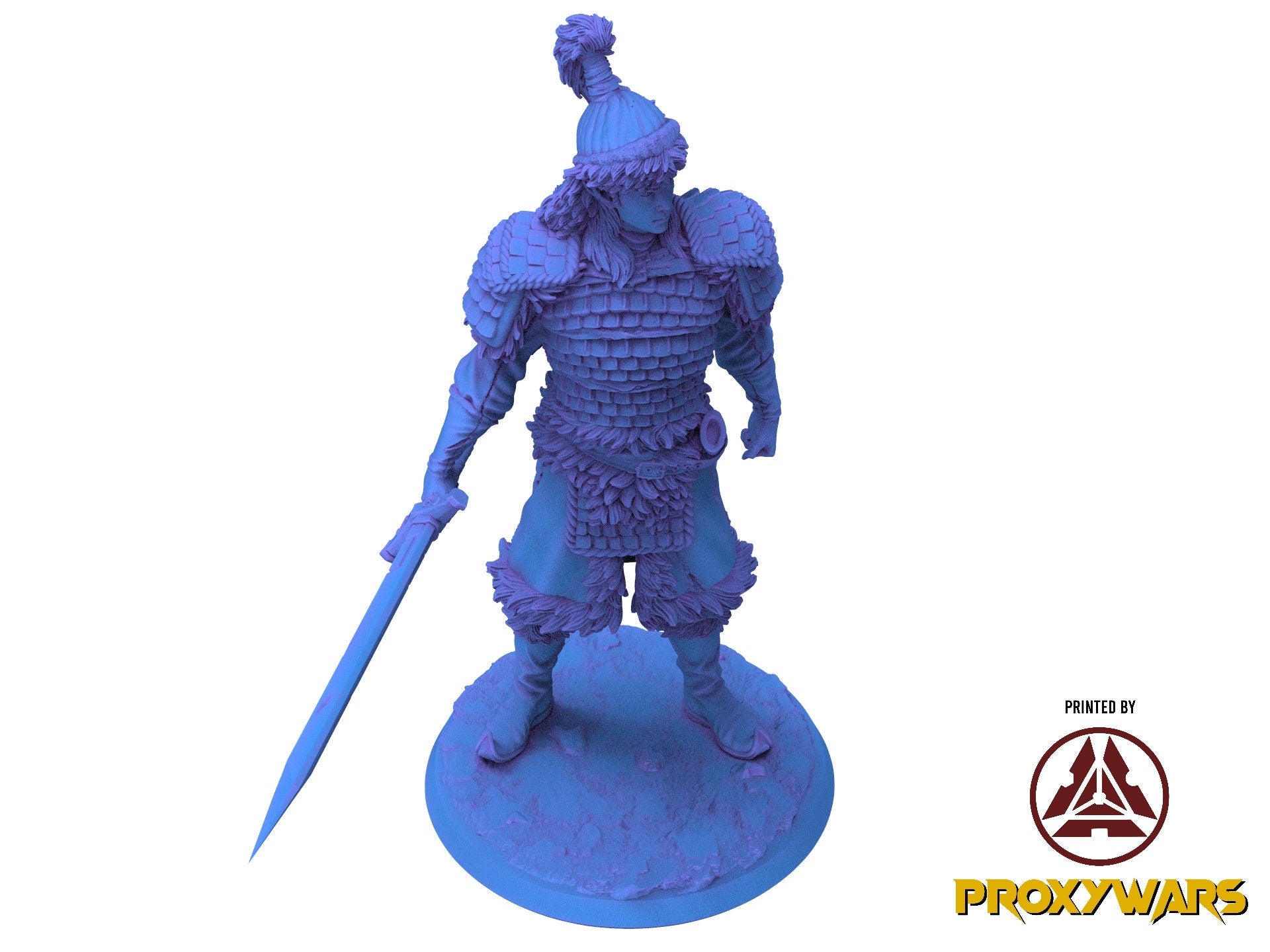 The Elves From The Highlands - Hero - Elf Hunter - Pose 02, protectors of their home, Flesh of Gods, for Wargames, Dungeons & Dragons TTRPG