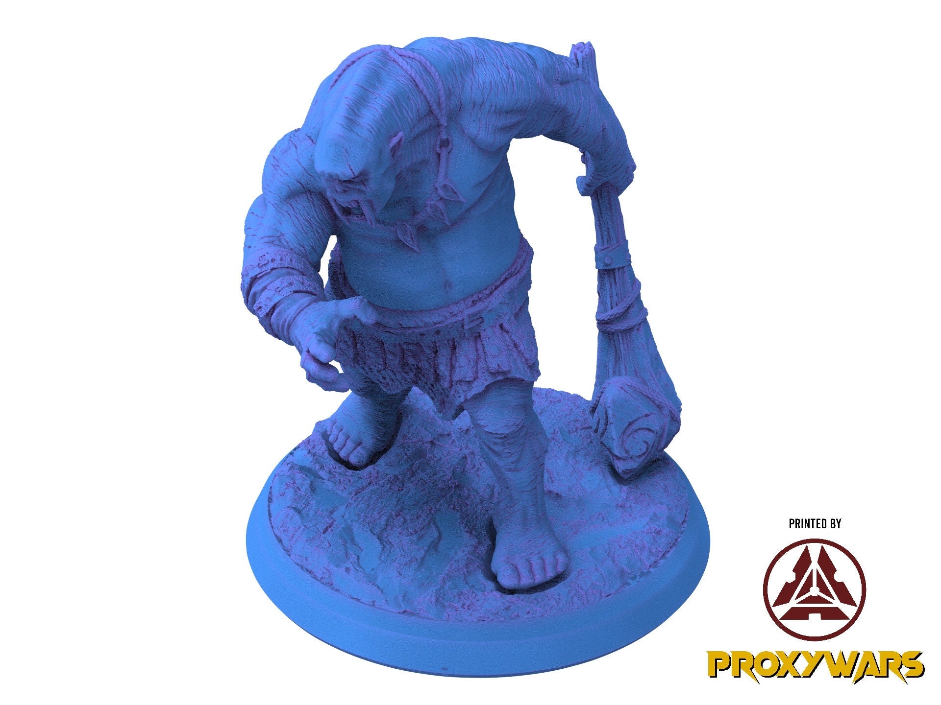 The Elves From The Highlands - Monster - Mountain Ogre, protectors of their home, Flesh of Gods, for Wargames, Dungeons & Dragons TTRPG