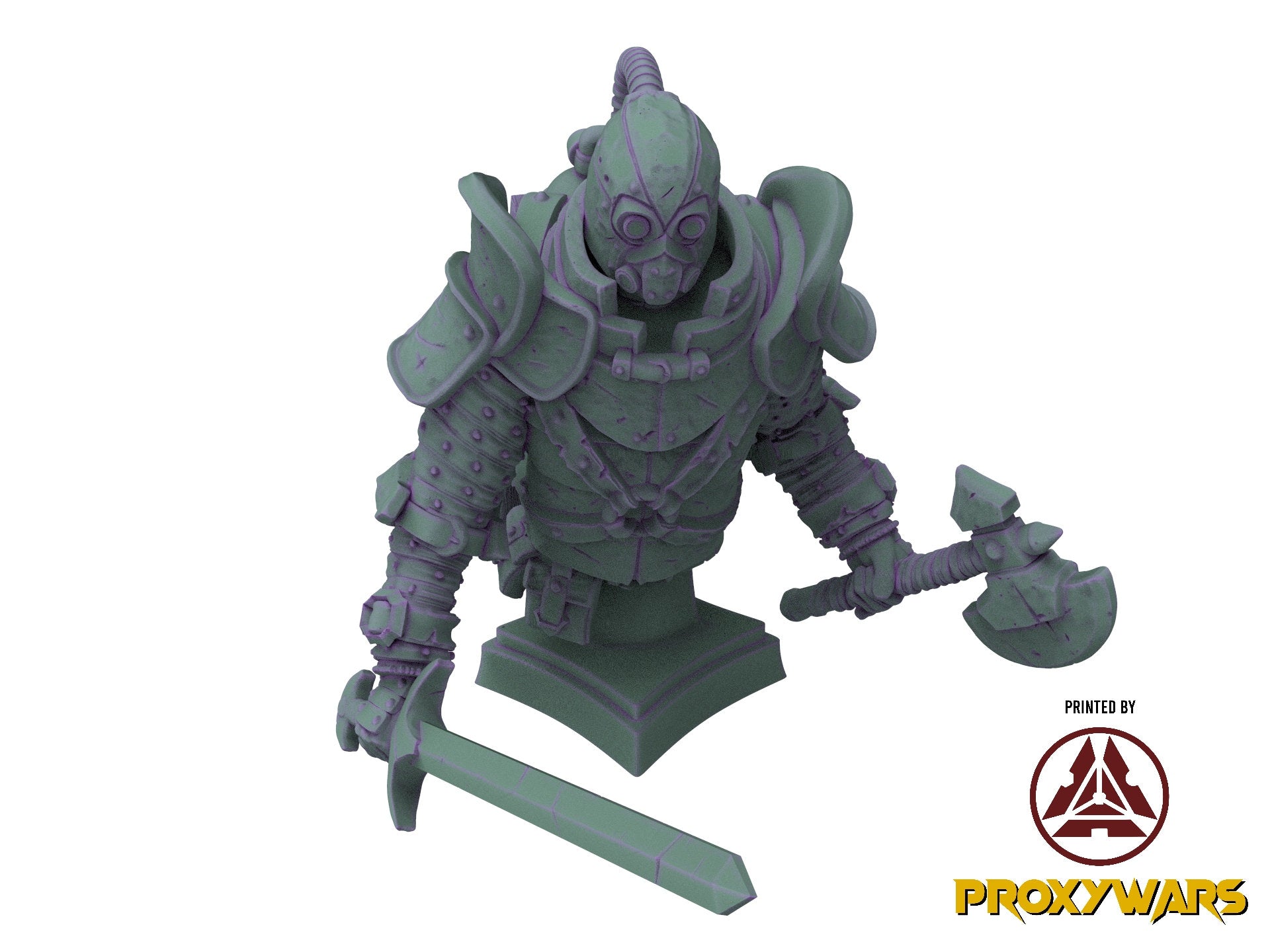 The Underground Experiment - Bust - Flame Demon, unleash horrors, Flesh of Gods, for Wargames, Dungeons & Dragons TTRPG