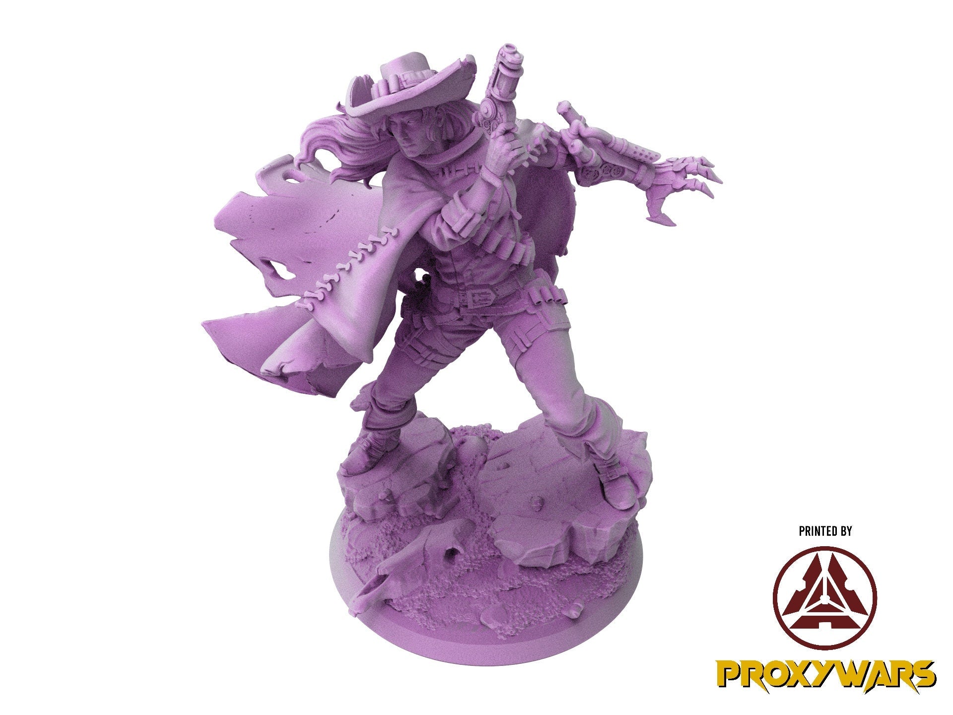 The Untamed Frontier - Hero - Sarkos, The Crimson Sorrow (Medium - 25 mm), Flesh of Gods, for Wargames, Dungeons & Dragons TTRPG